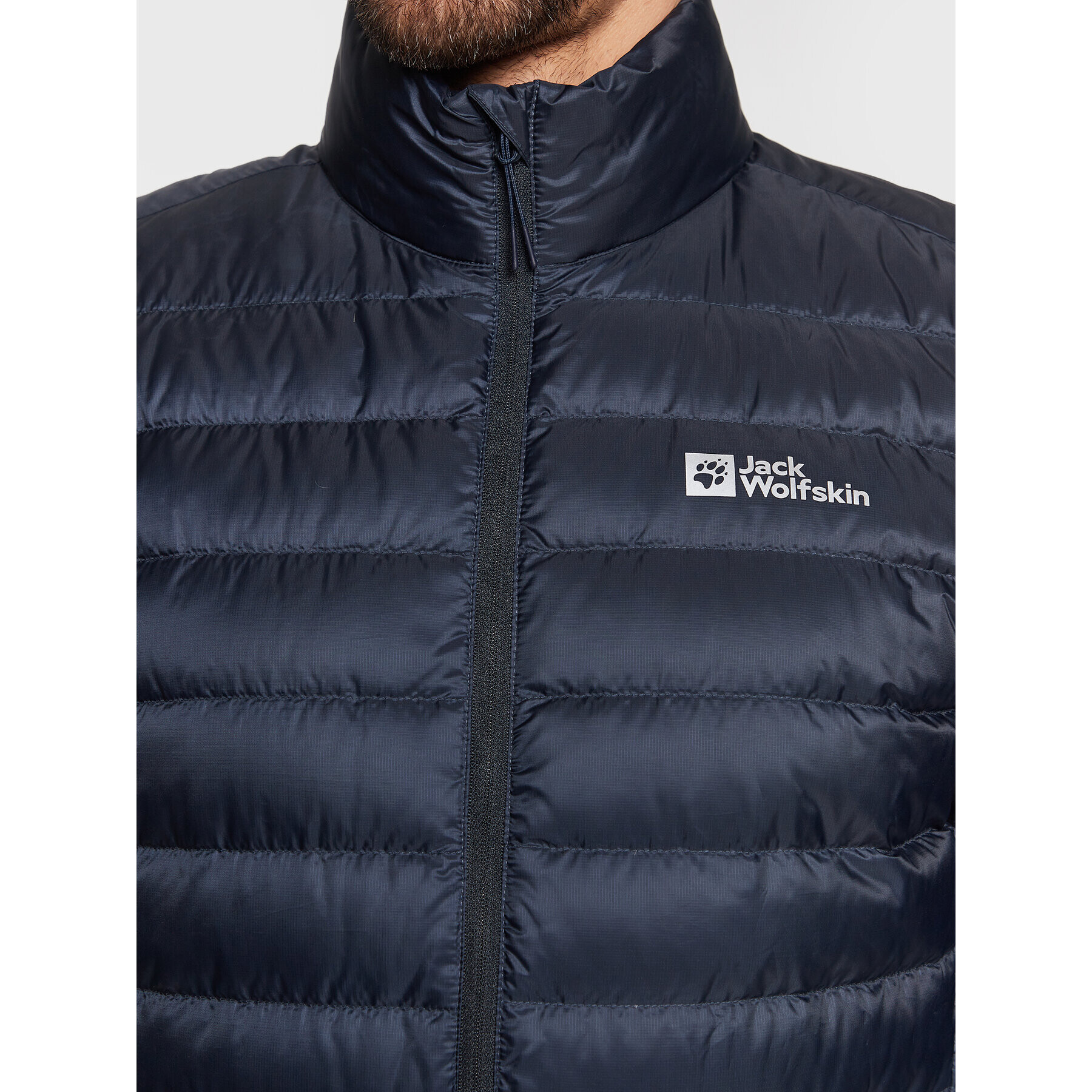 Jack Wolfskin Vestă Pack & Go 1207011 Bleumarin Regular Fit - Pled.ro