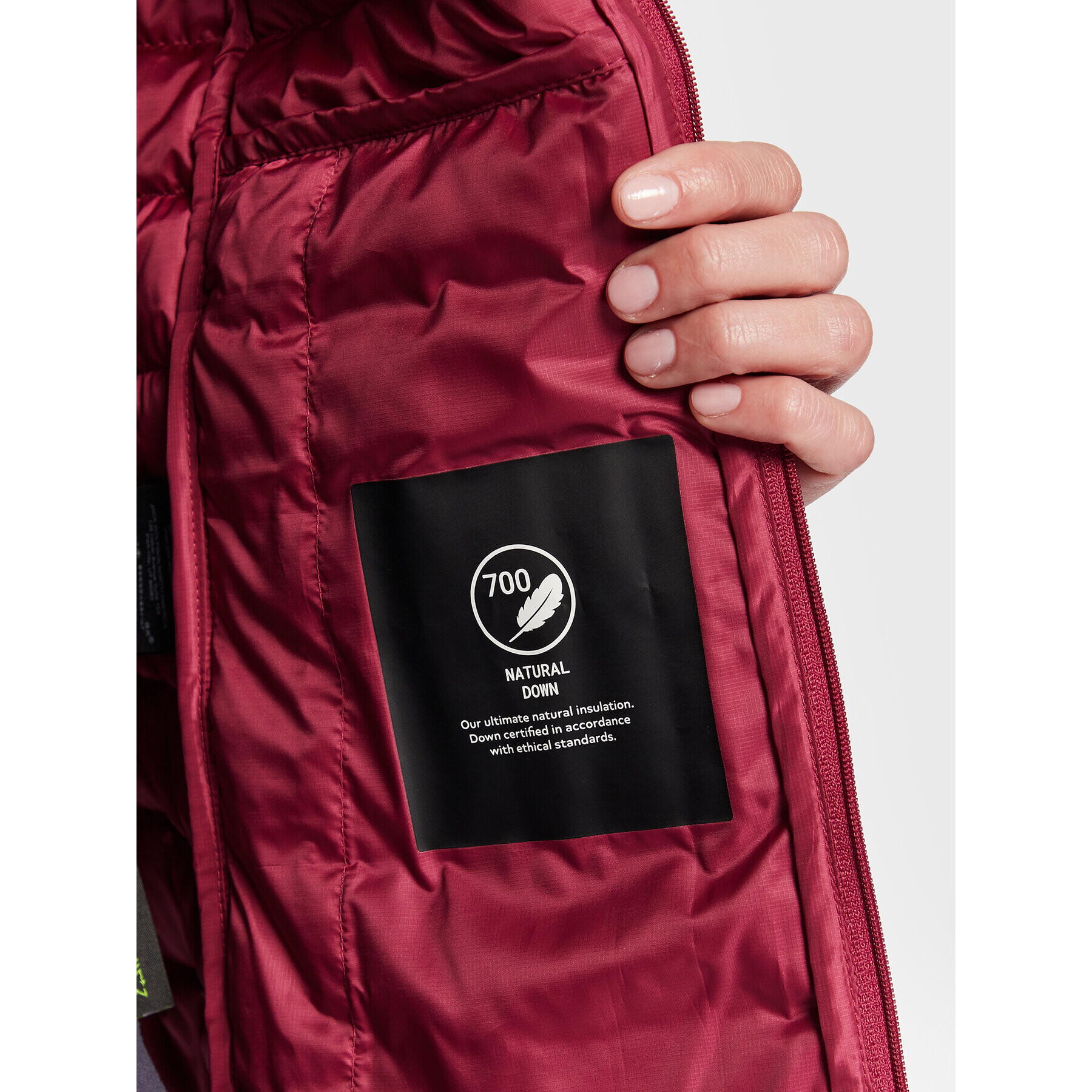 Jack Wolfskin Vestă Pack & Go 1207031 Vișiniu Regular Fit - Pled.ro