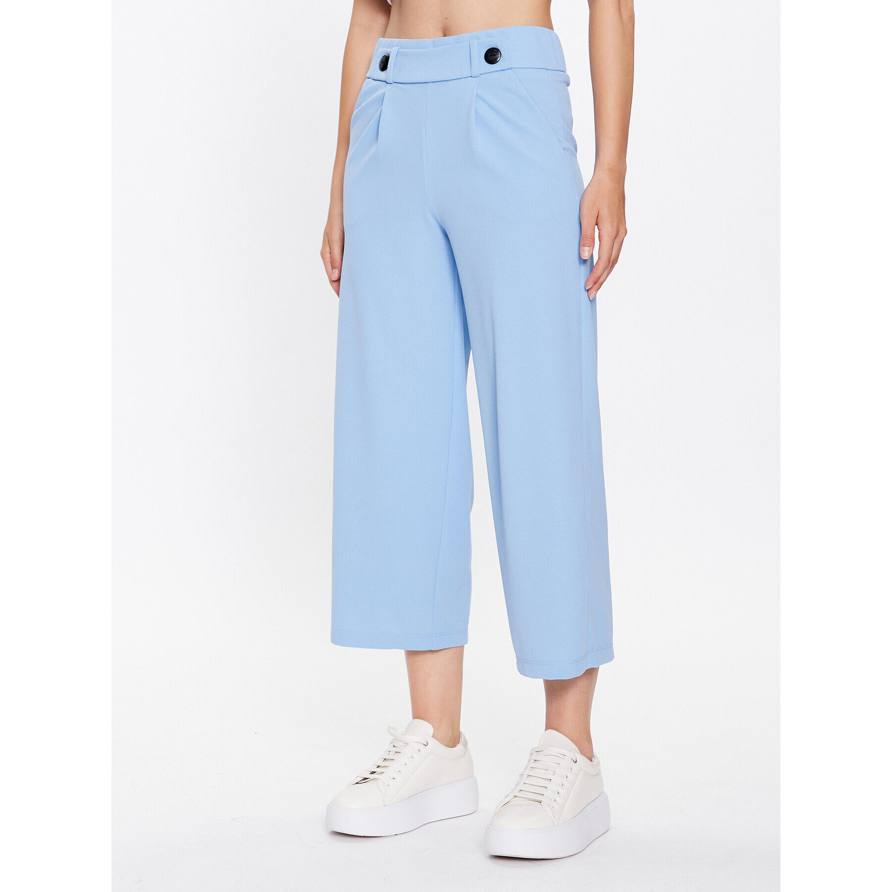 JDY Pantaloni culotte Geggo 15208417 Albastru Wide Leg - Pled.ro