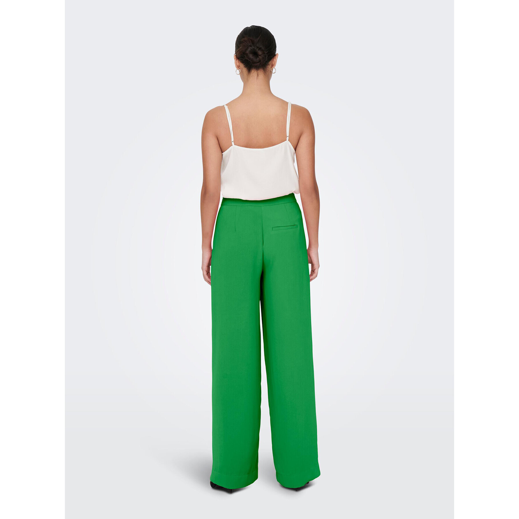 JDY Pantaloni din material Vincent 15279301 Verde Regular Fit - Pled.ro