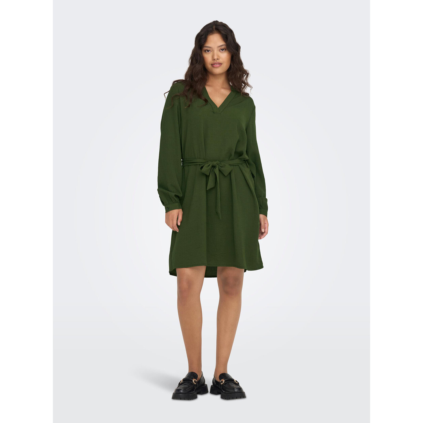 JDY Rochie de zi 15300554 Verde Regular Fit - Pled.ro