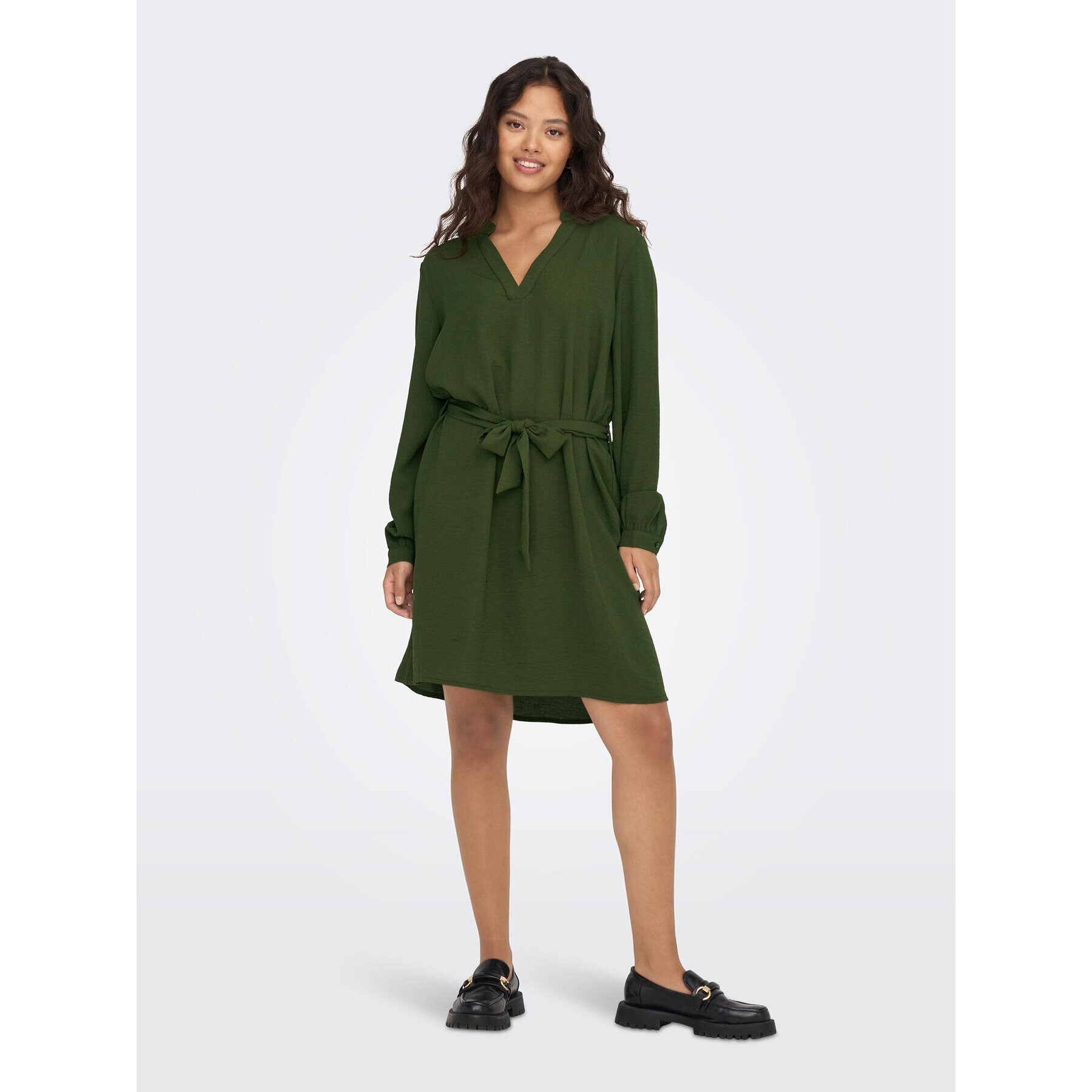 JDY Rochie de zi 15300554 Verde Regular Fit - Pled.ro