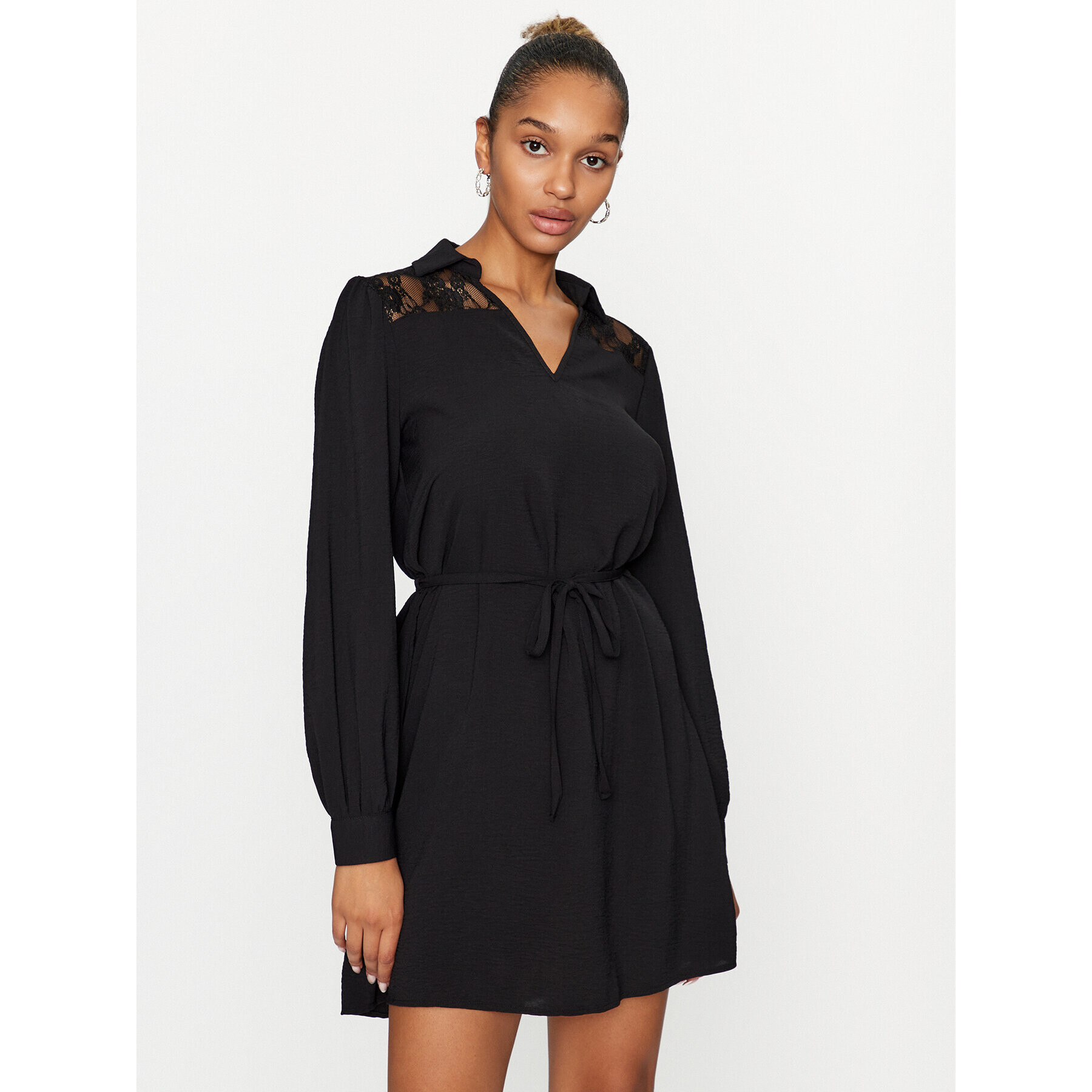 JDY Rochie de zi 15308123 Negru Regular Fit - Pled.ro