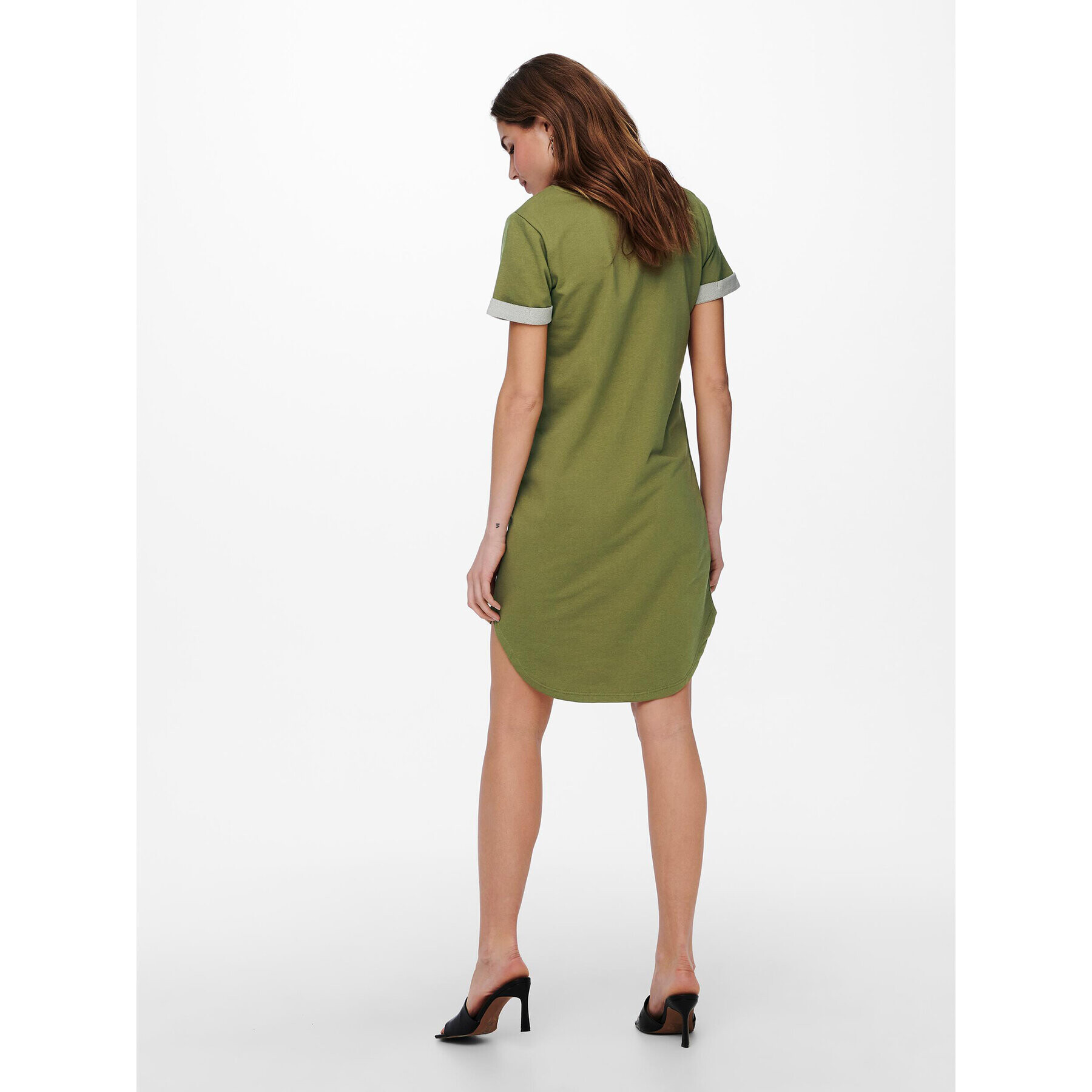 JDY Rochie de zi Ivy 15174793 Verde Regular Fit - Pled.ro