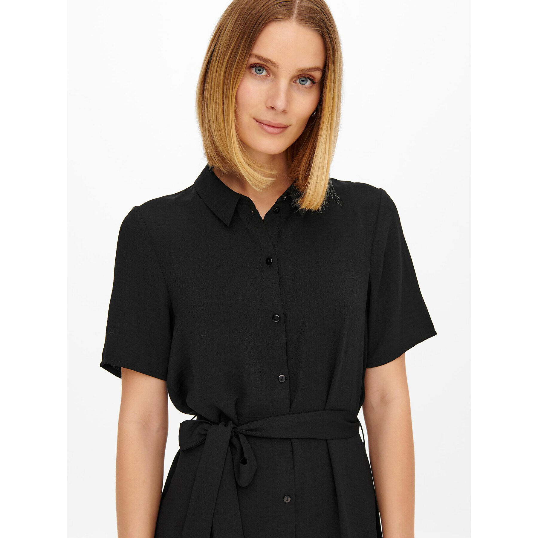 JDY Rochie tip cămașă 15261870 Negru Regular Fit - Pled.ro