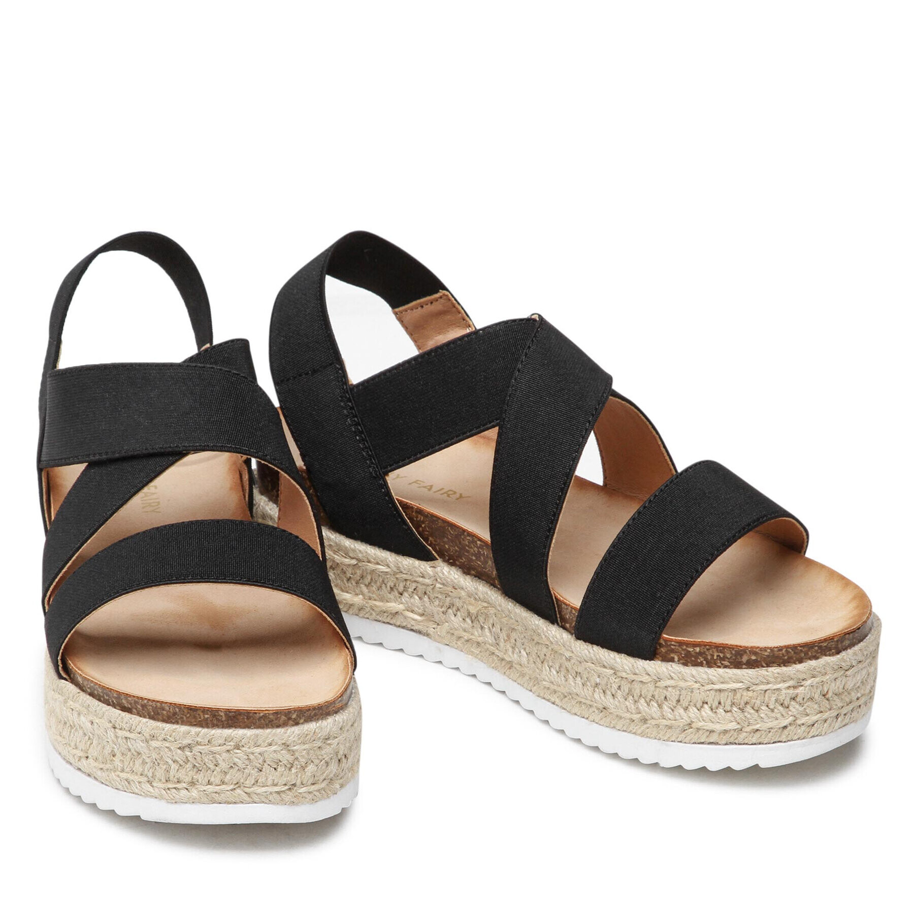 Jenny Fairy Espadrile WS17059-07 Negru - Pled.ro