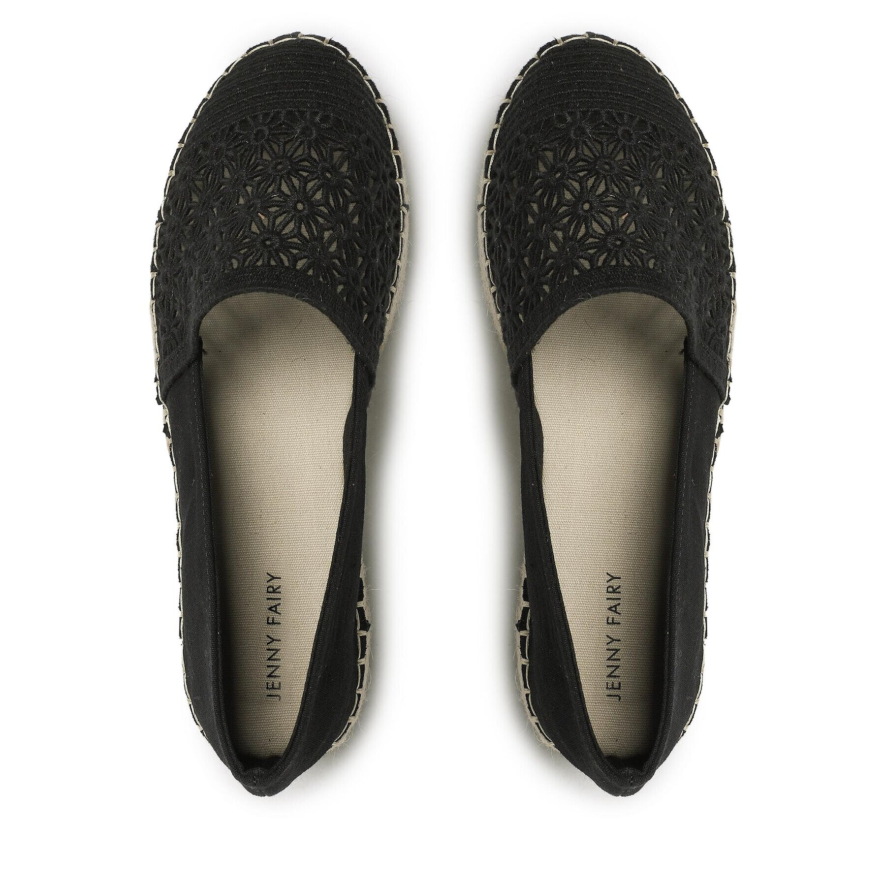 Jenny Fairy Espadrile WS250509-01 Negru - Pled.ro