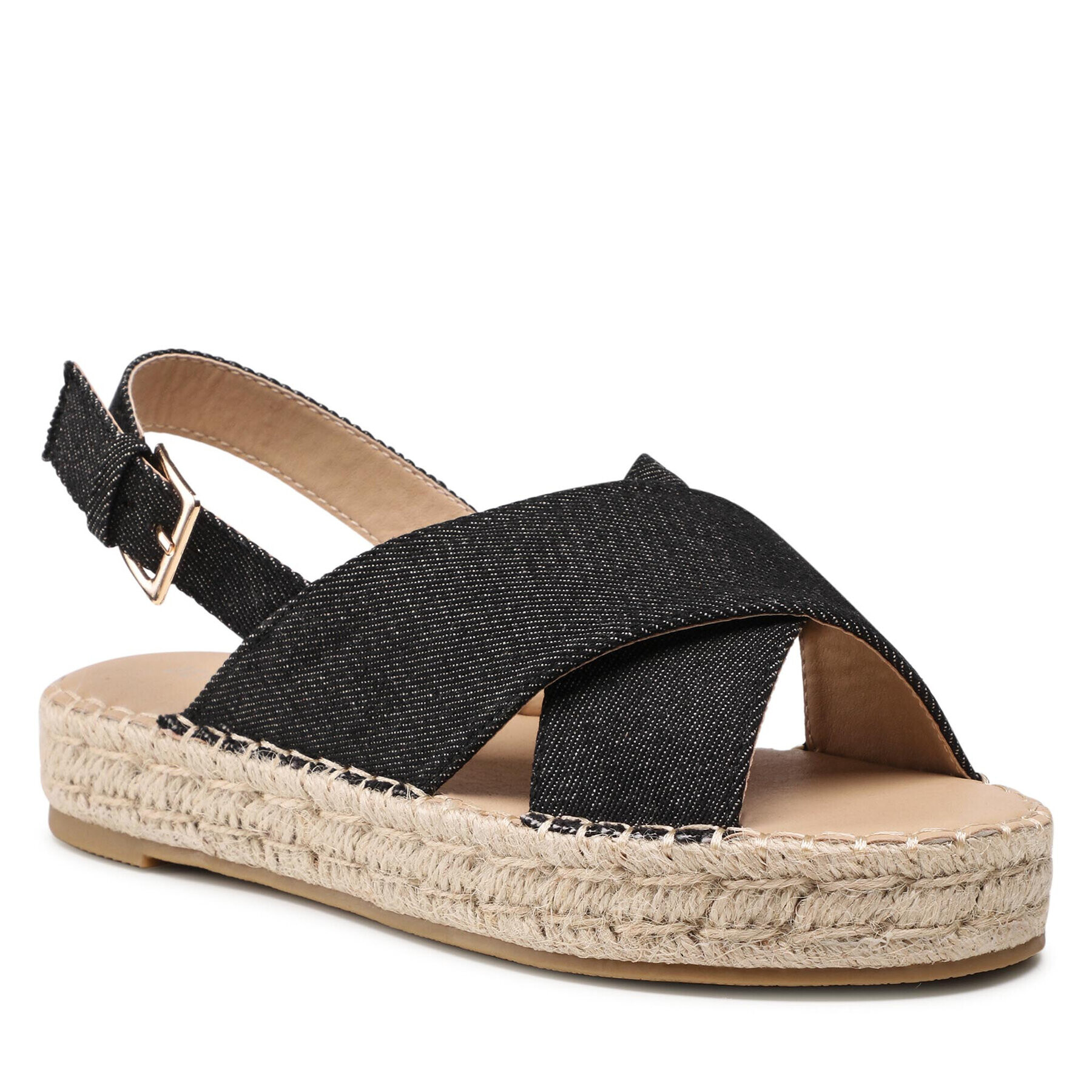 Jenny Fairy Espadrile WSS990-201 Negru - Pled.ro