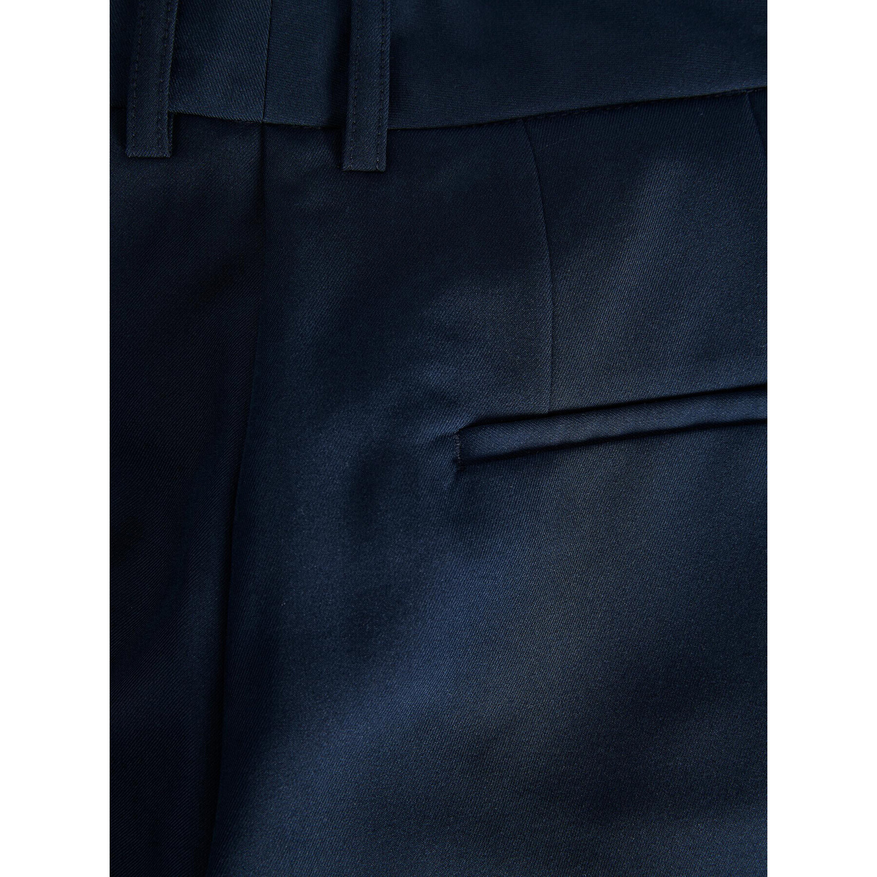 JJXX Pantaloni din material Mary 12200674 Bleumarin Regular Fit - Pled.ro