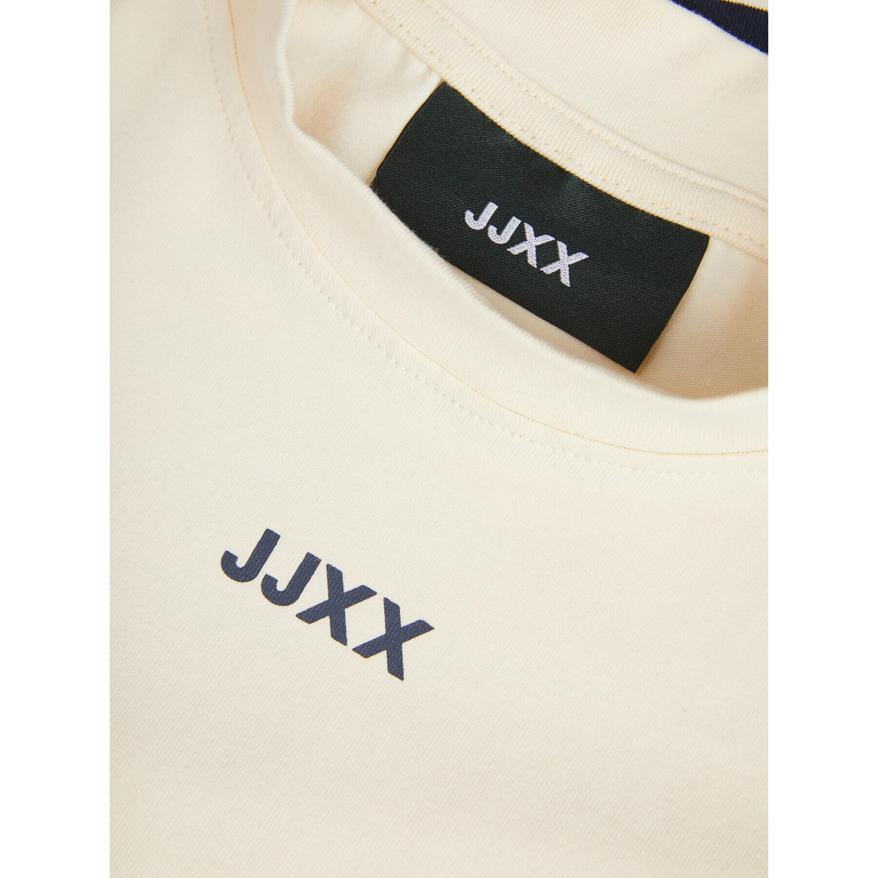 JJXX Tricou 12227953 Bej Loose Fit - Pled.ro