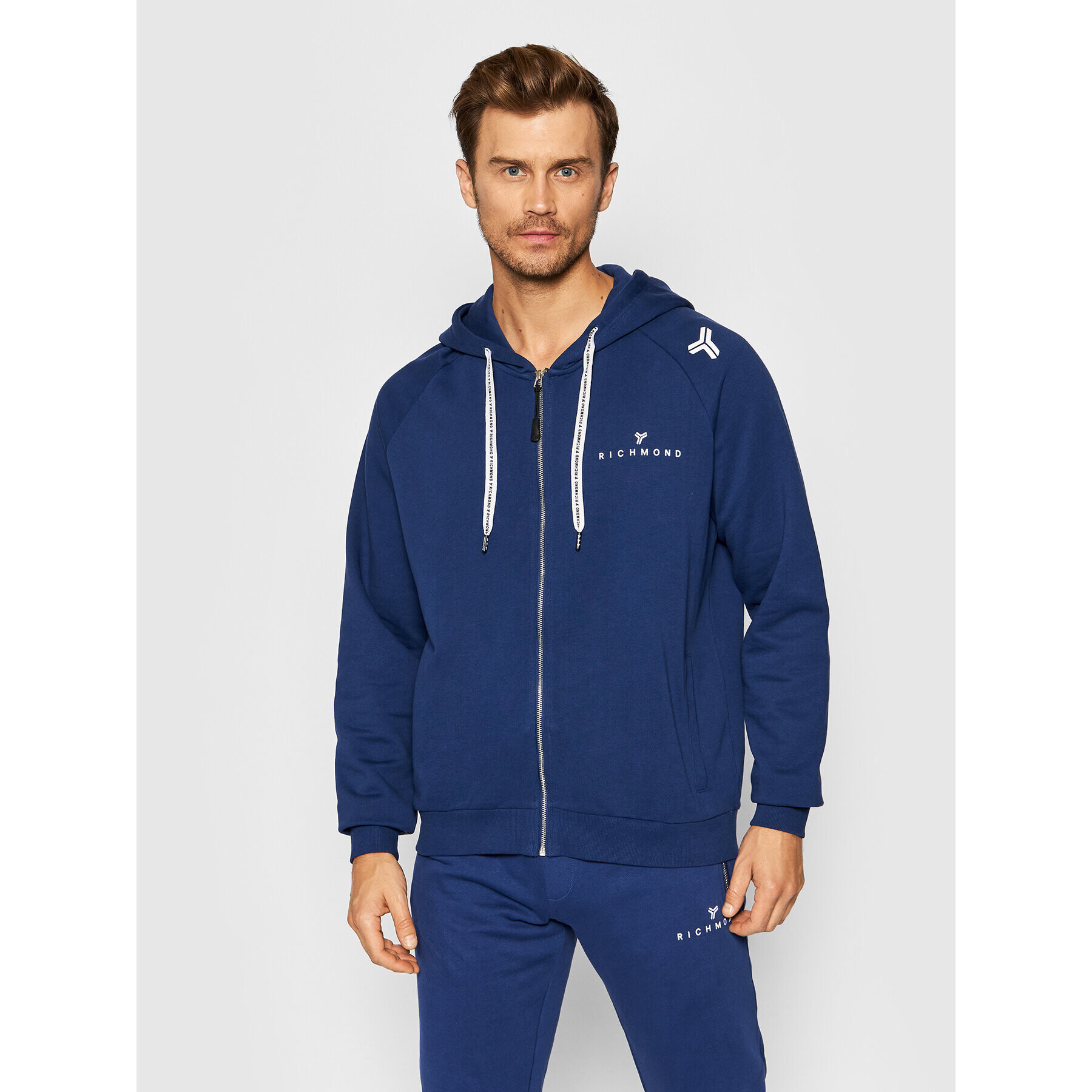 John Richmond Bluză Loviken UMA21009FE Bleumarin Regular Fit - Pled.ro