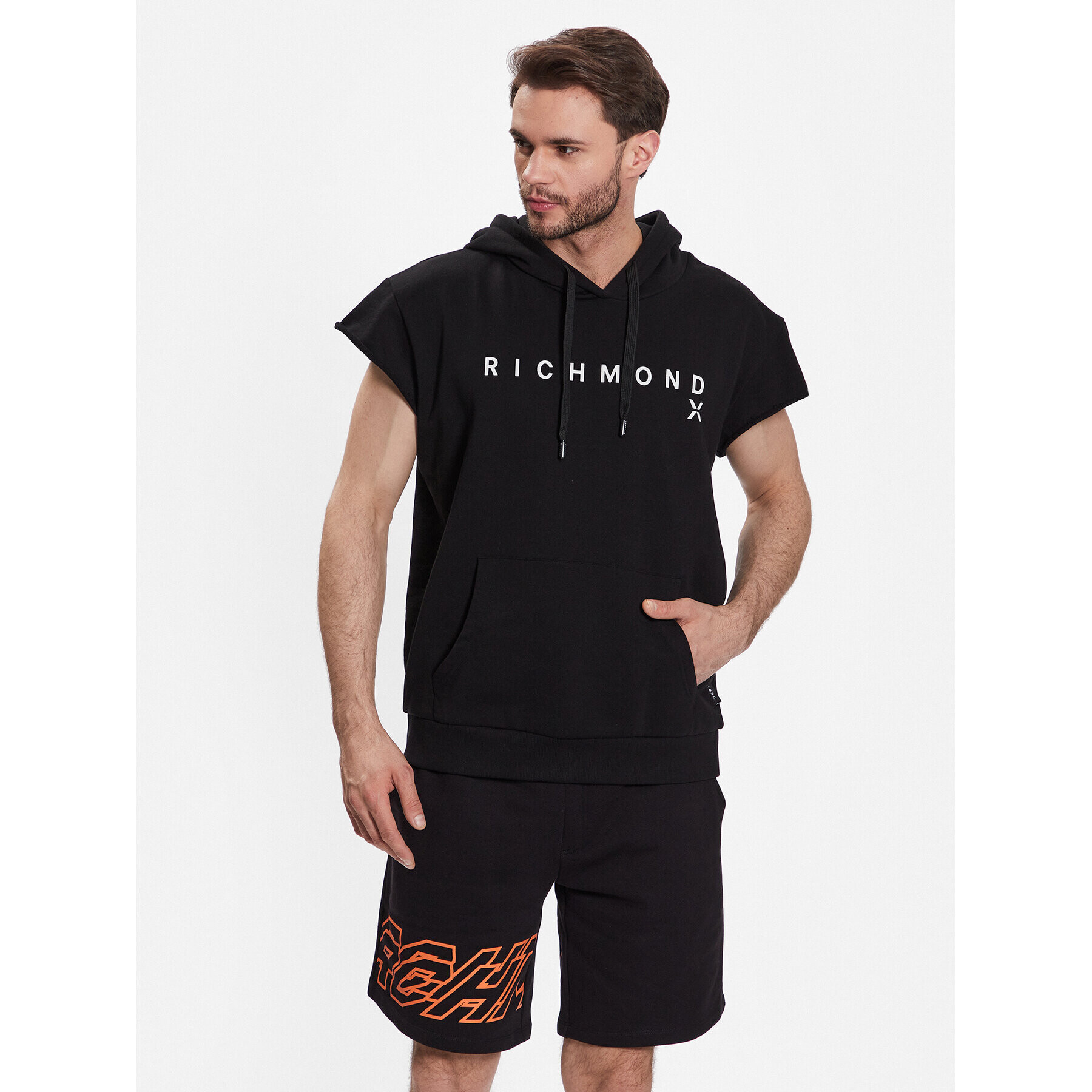 John Richmond Bluză UMP23023FE Negru Regular Fit - Pled.ro