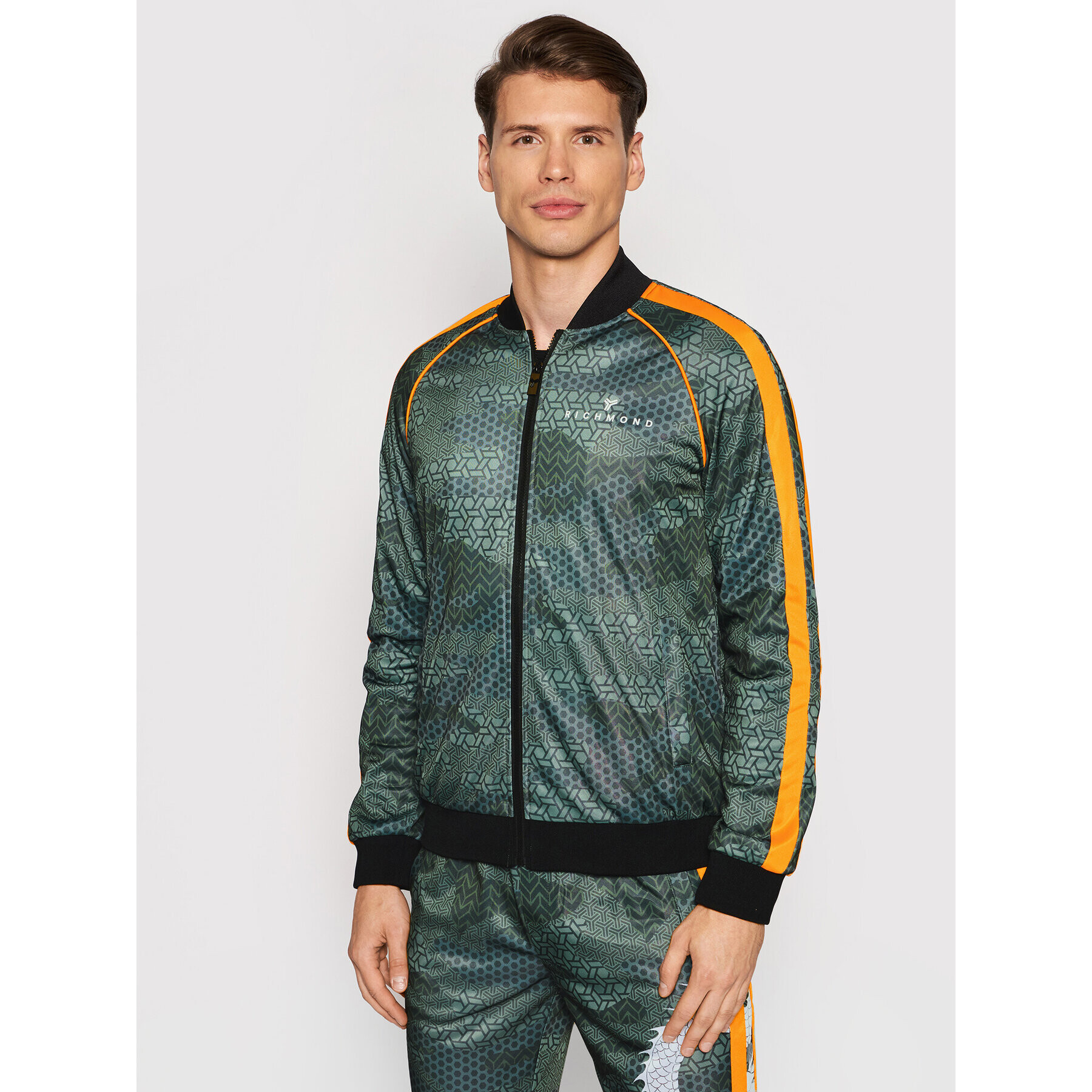 John Richmond Bluză Yarwon UMA21033FE Verde Regular Fit - Pled.ro