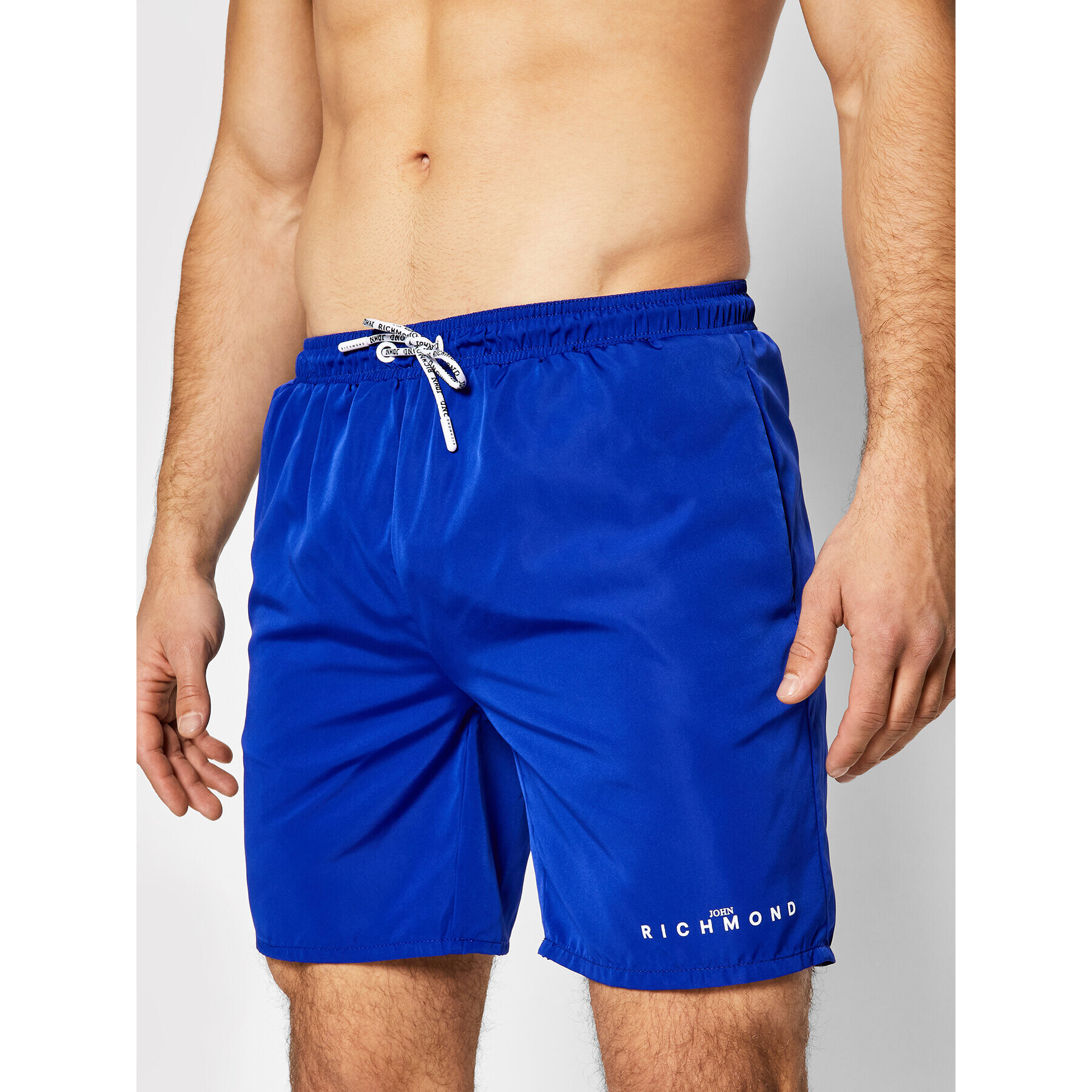 John Richmond Pantaloni scurți pentru înot Pichard UMP21123CO Bleumarin Regular Fit - Pled.ro