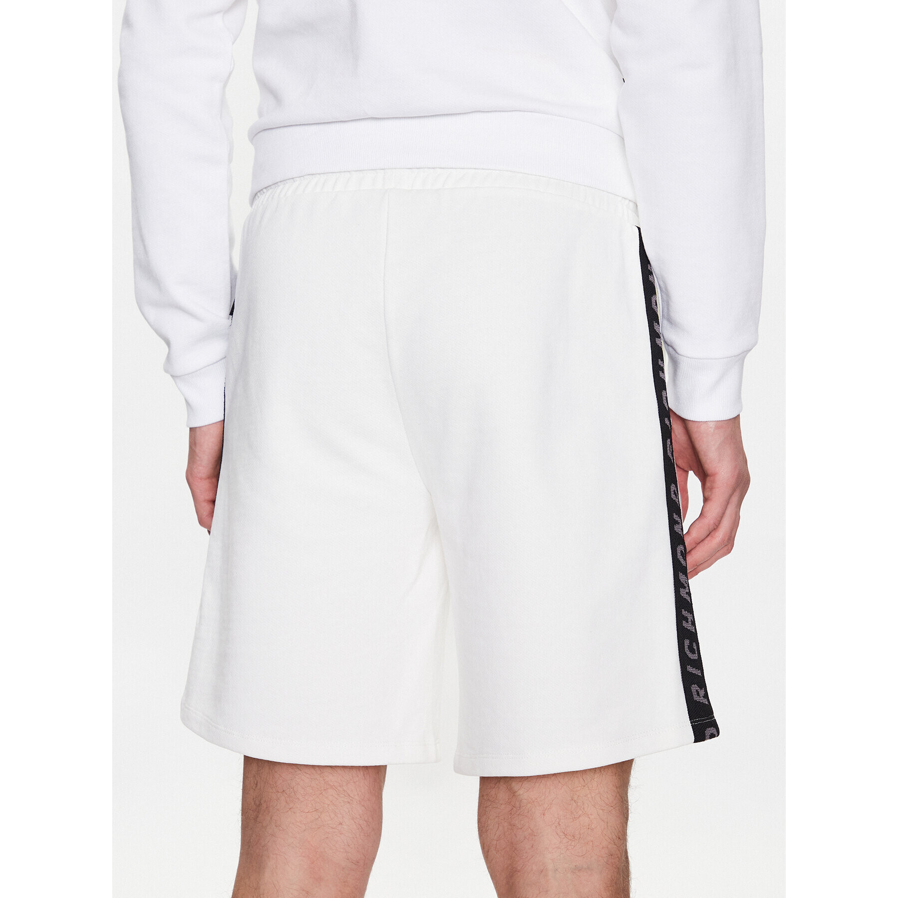 John Richmond Pantaloni scurți sport UMP23037BE Alb Regular Fit - Pled.ro