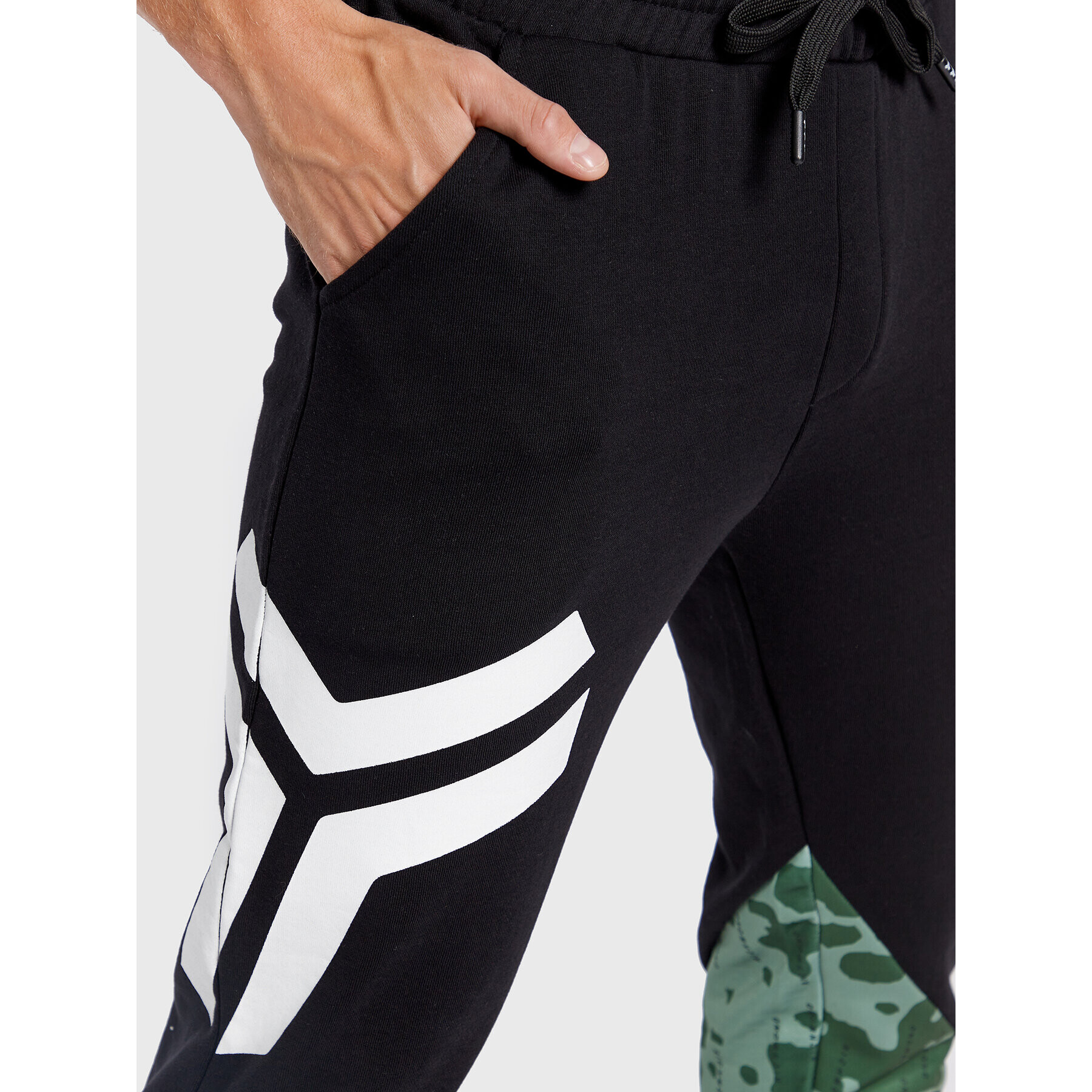 John Richmond Pantaloni trening UMA22025PA Negru Regular Fit - Pled.ro