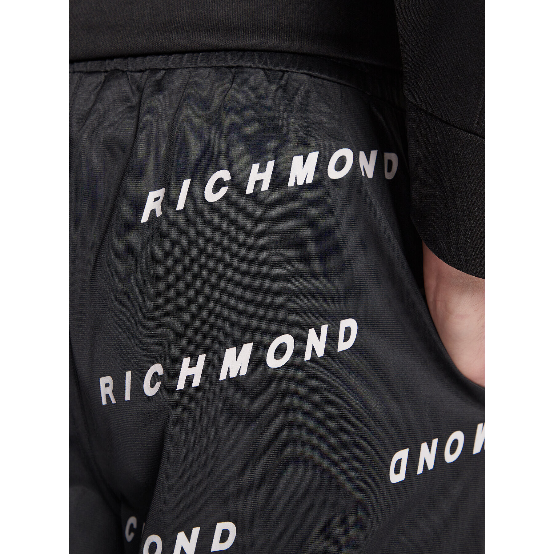 John Richmond Pantaloni trening UMA22092PA Negru Relaxed Fit - Pled.ro