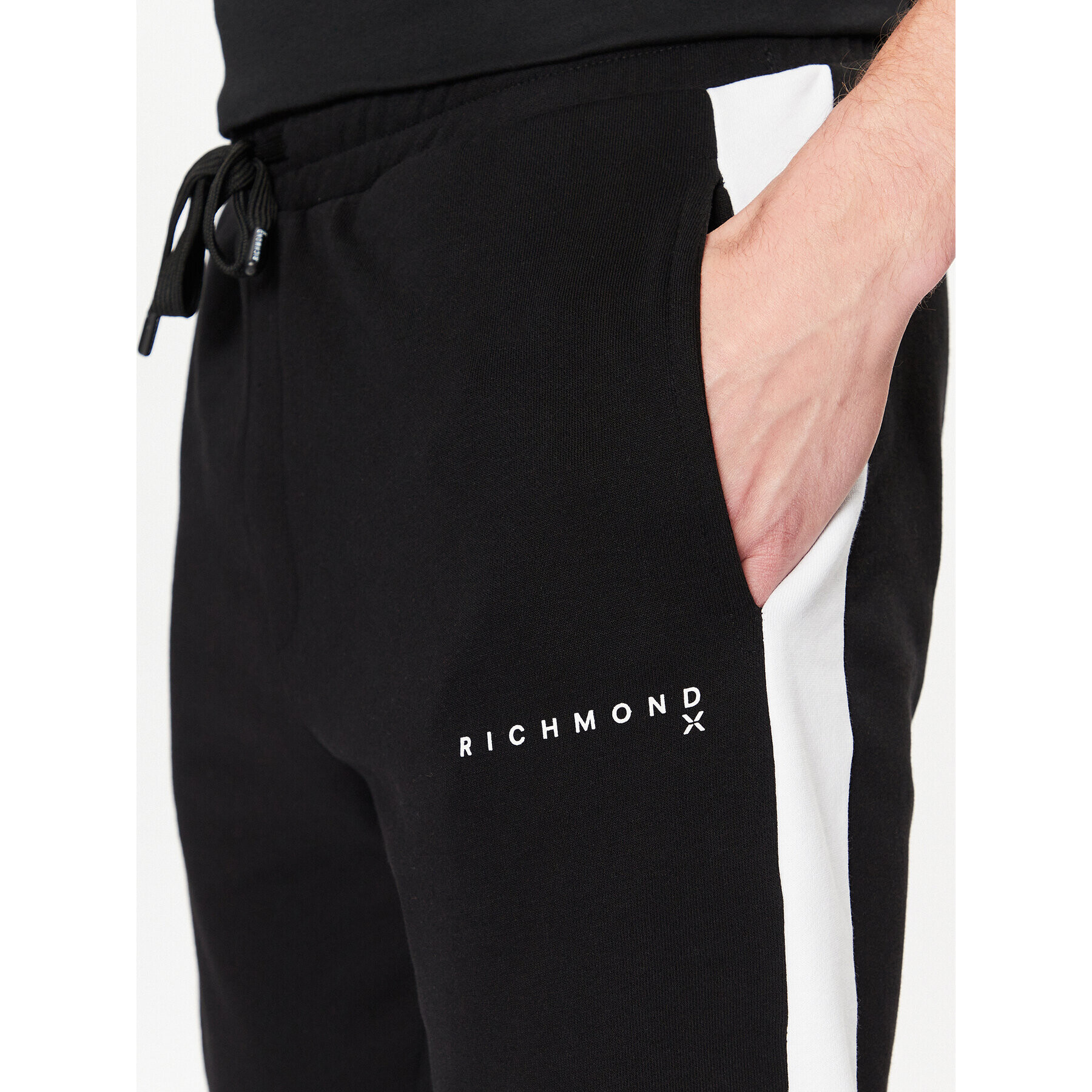 John Richmond Pantaloni trening UMP23032PA Negru Regular Fit - Pled.ro