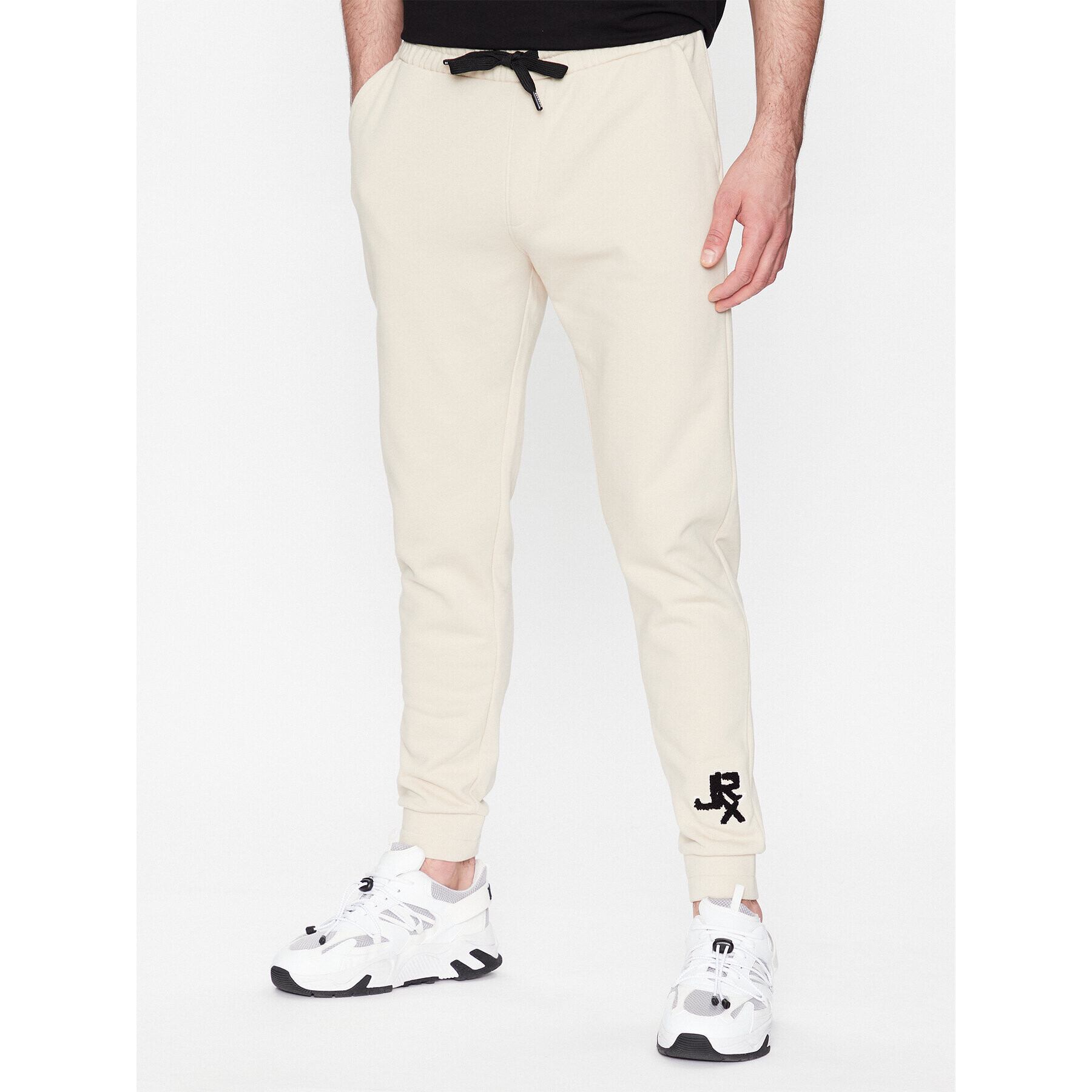 John Richmond Pantaloni trening UMP23049PA Bej Regular Fit - Pled.ro