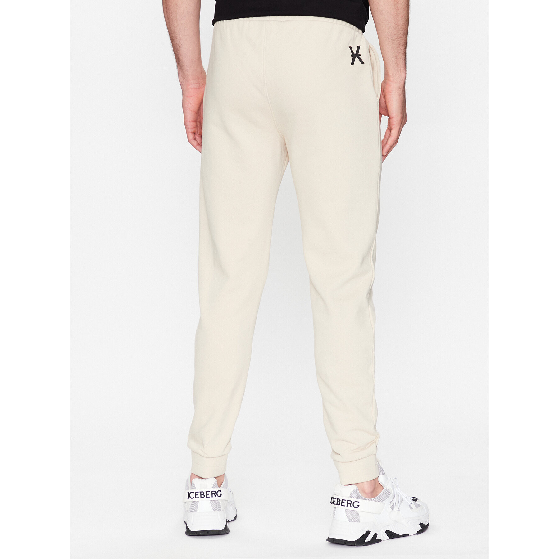 John Richmond Pantaloni trening UMP23049PA Bej Regular Fit - Pled.ro