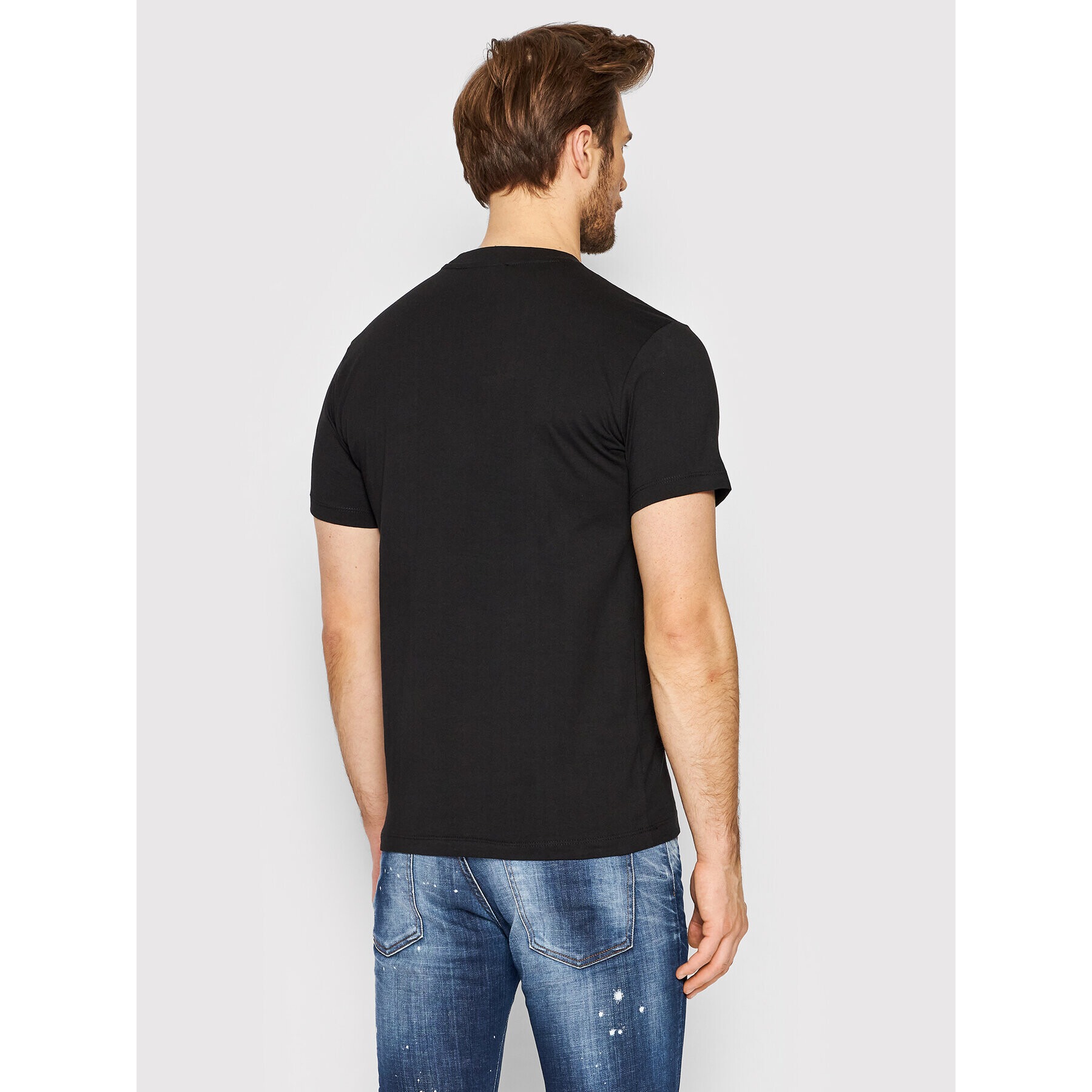 John Richmond Tricou Keitele RMP22022TS Negru Regular Fit - Pled.ro