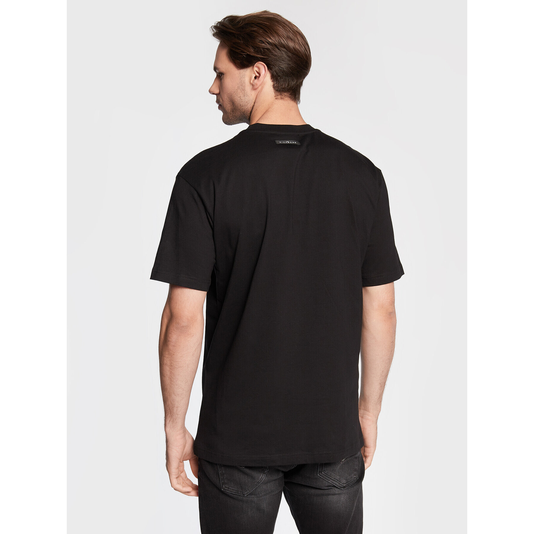 John Richmond Tricou RMA22076TS Negru Regular Fit - Pled.ro