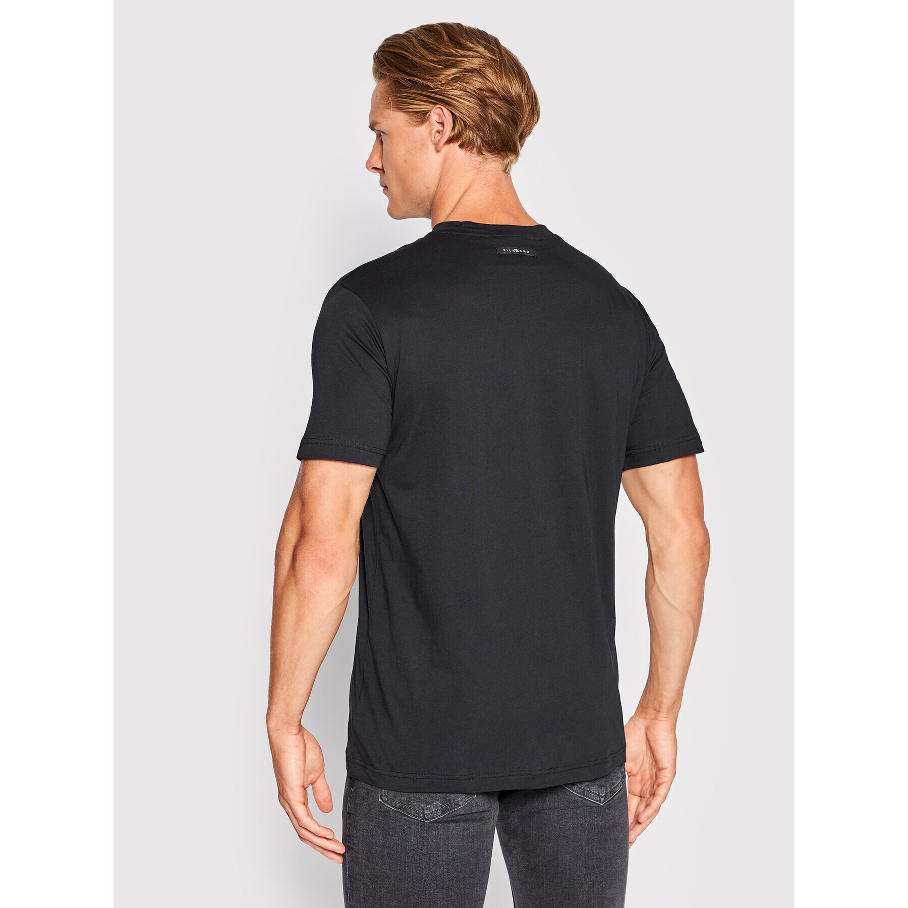 John Richmond Tricou RMA22091TS Negru Regular Fit - Pled.ro