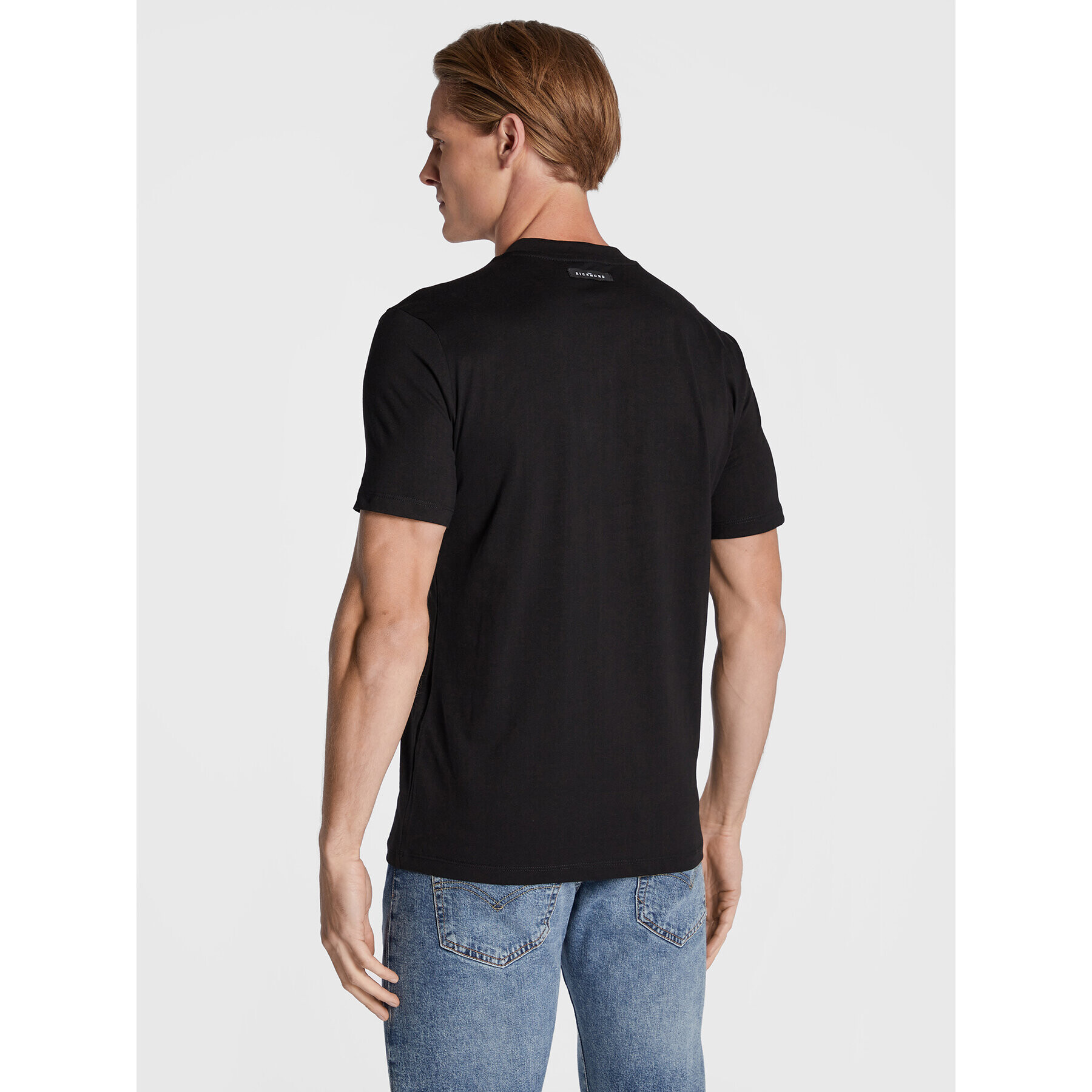 John Richmond Tricou RMA22185TS Negru Regular Fit - Pled.ro