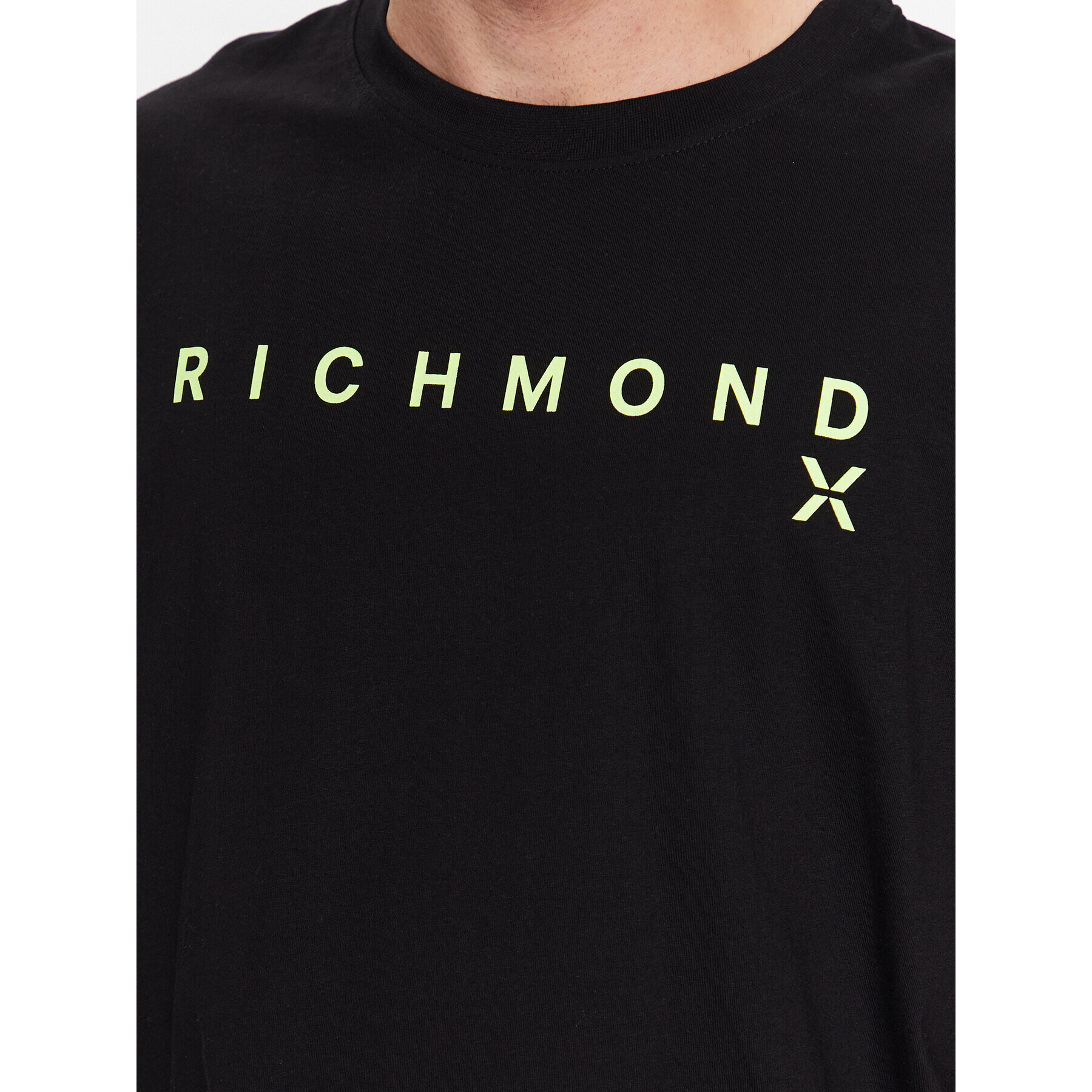 John Richmond Tricou UMP23052TS Negru Relaxed Fit - Pled.ro