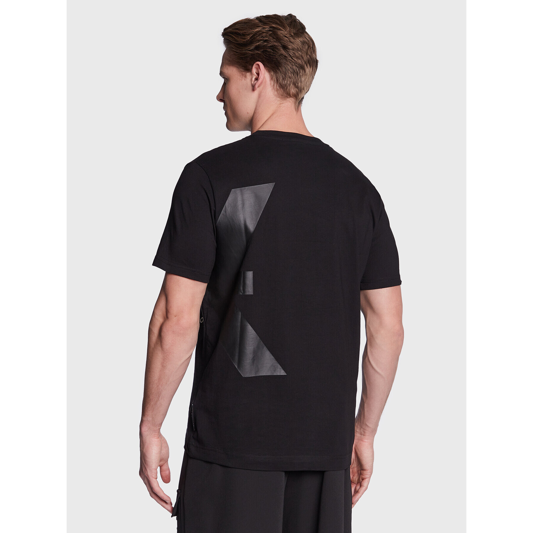 John Richmond Tricou UMP23159TS Negru Regular Fit - Pled.ro