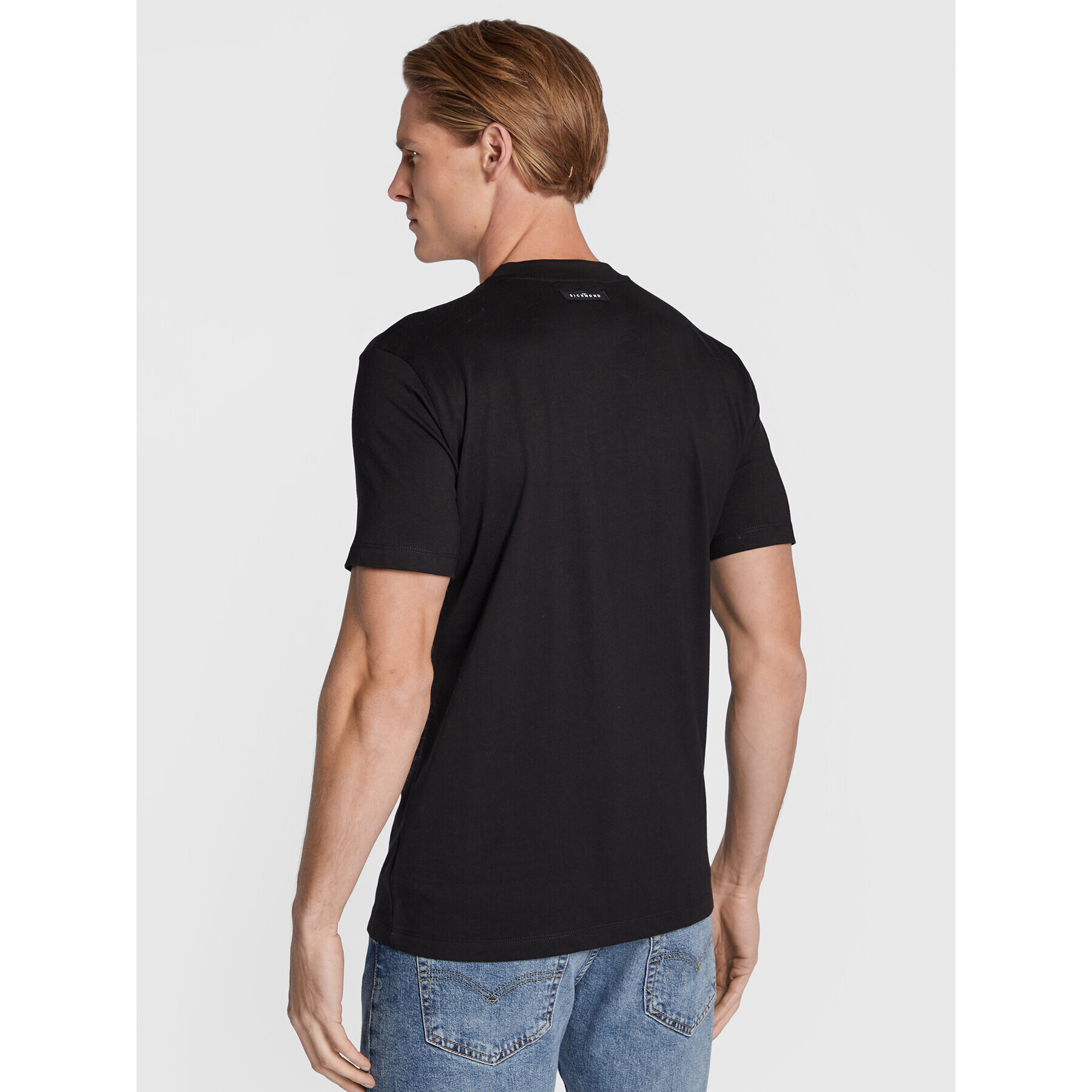 John Richmond Tricou Uomo RMA22184TS Negru Regular Fit - Pled.ro