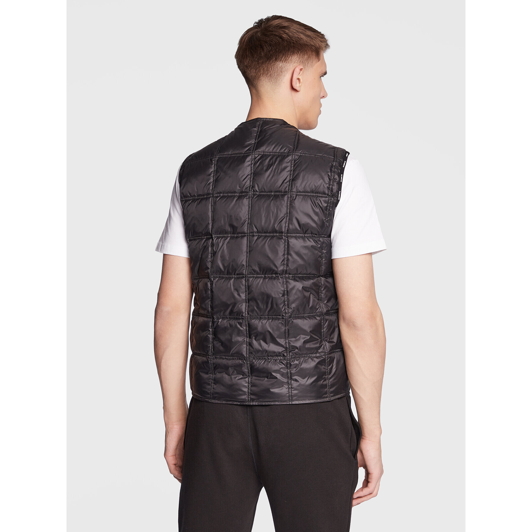 John Richmond Vestă UMP23091PI Negru Regular Fit - Pled.ro