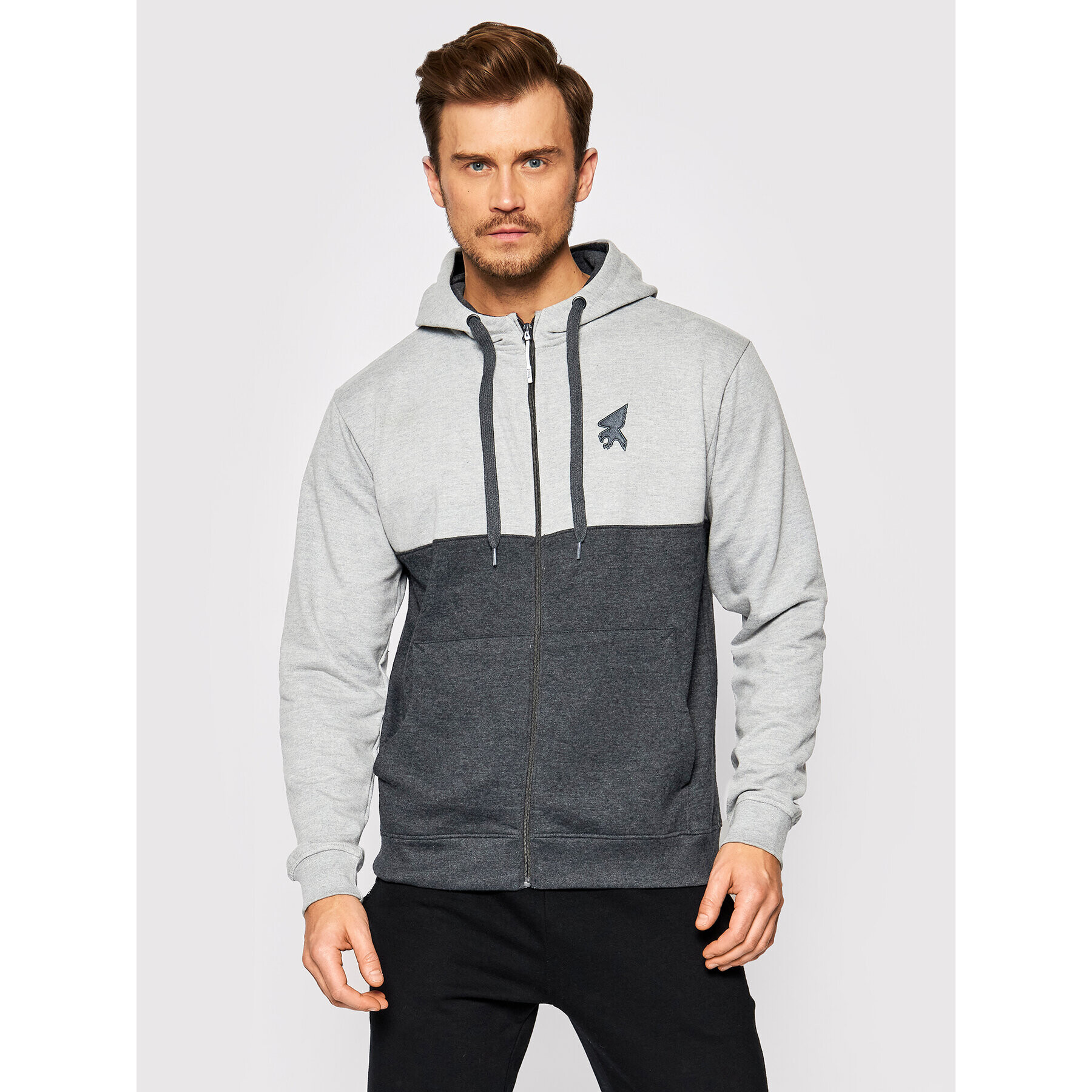 Joma Bluză Urban Street Zip-Up 102475.160 Gri Regular Fit - Pled.ro