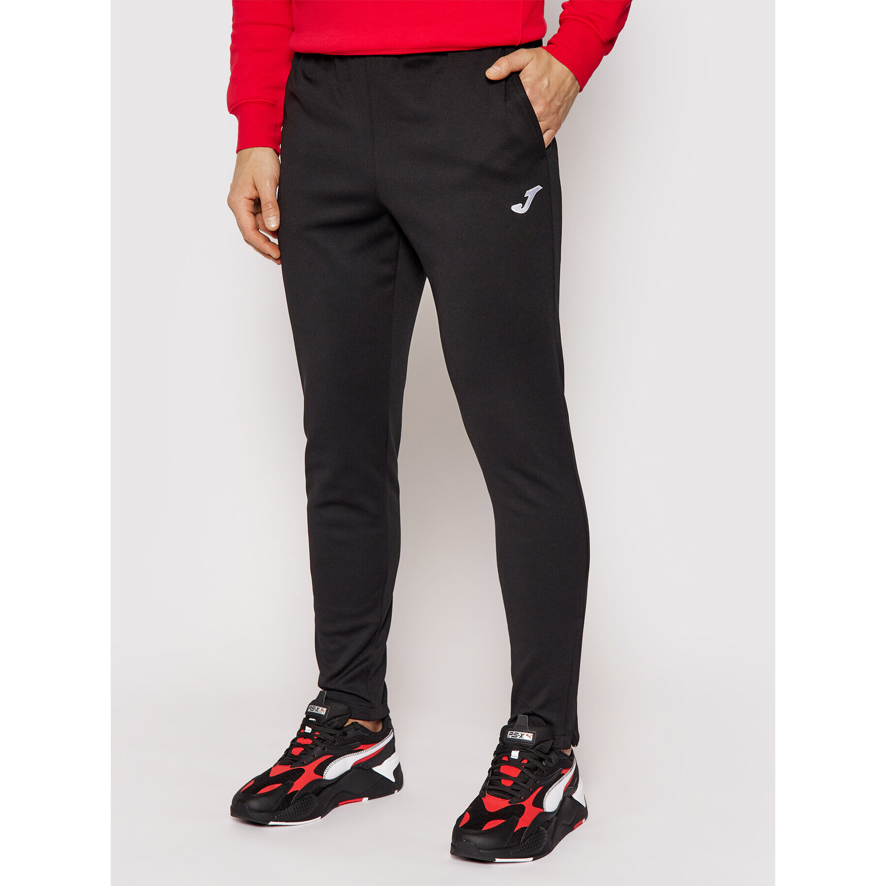 Joma Pantaloni trening Nilo 100165.100 Negru Regular Fit - Pled.ro