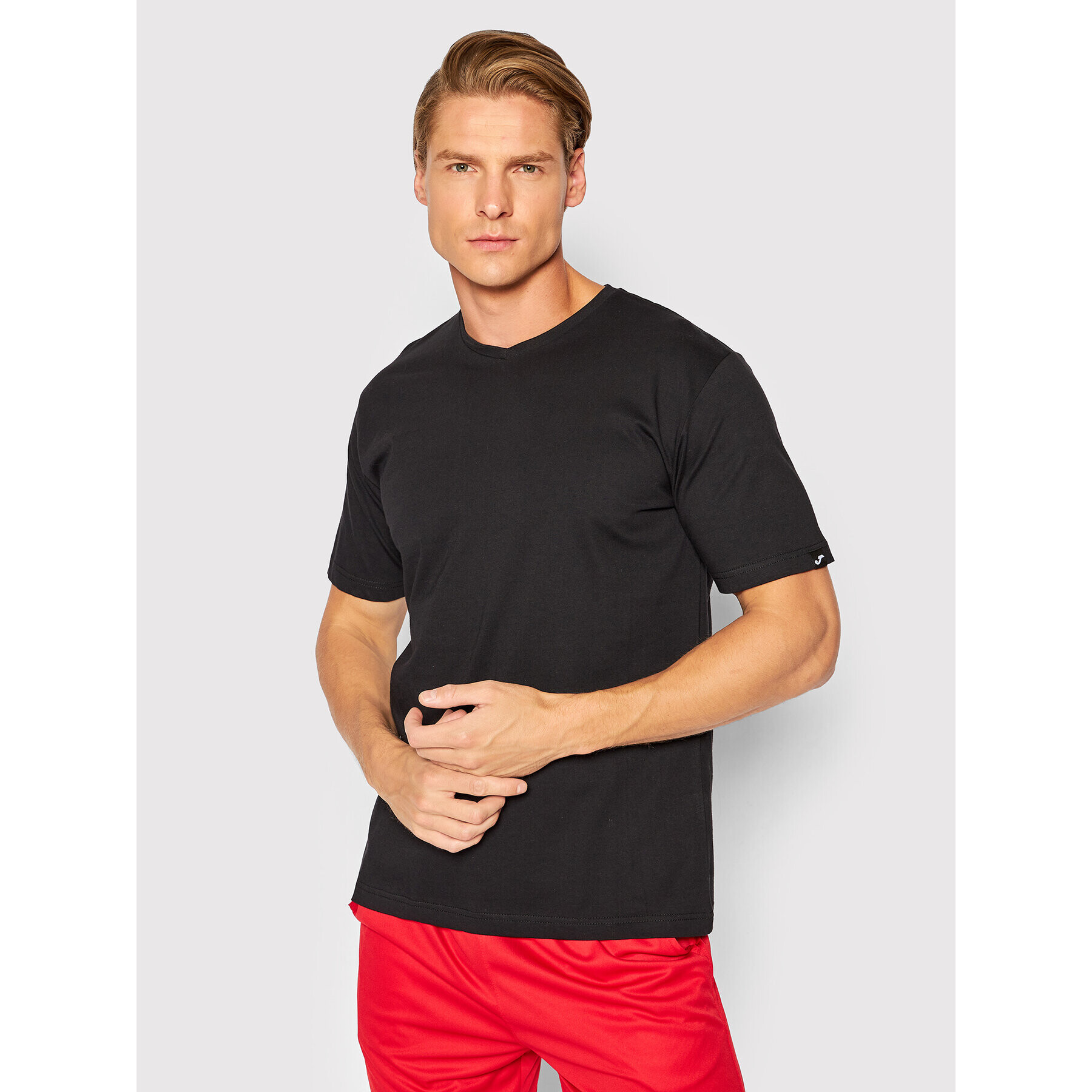 Joma Tricou Versailles 101740.100 Negru Regular Fit - Pled.ro