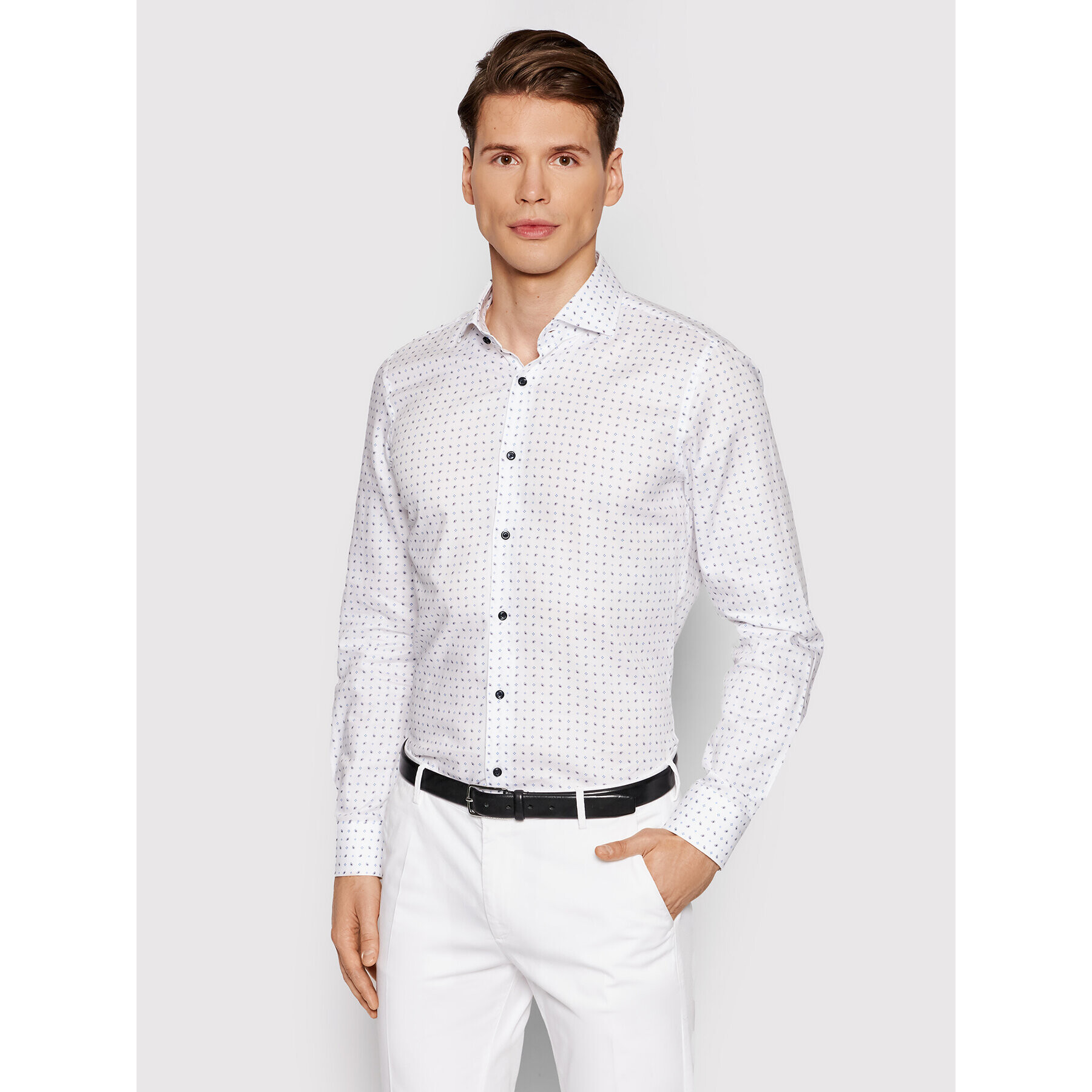 JOOP! Cămașă 17 Jsh-04Panko 30022849 Alb Slim Fit - Pled.ro