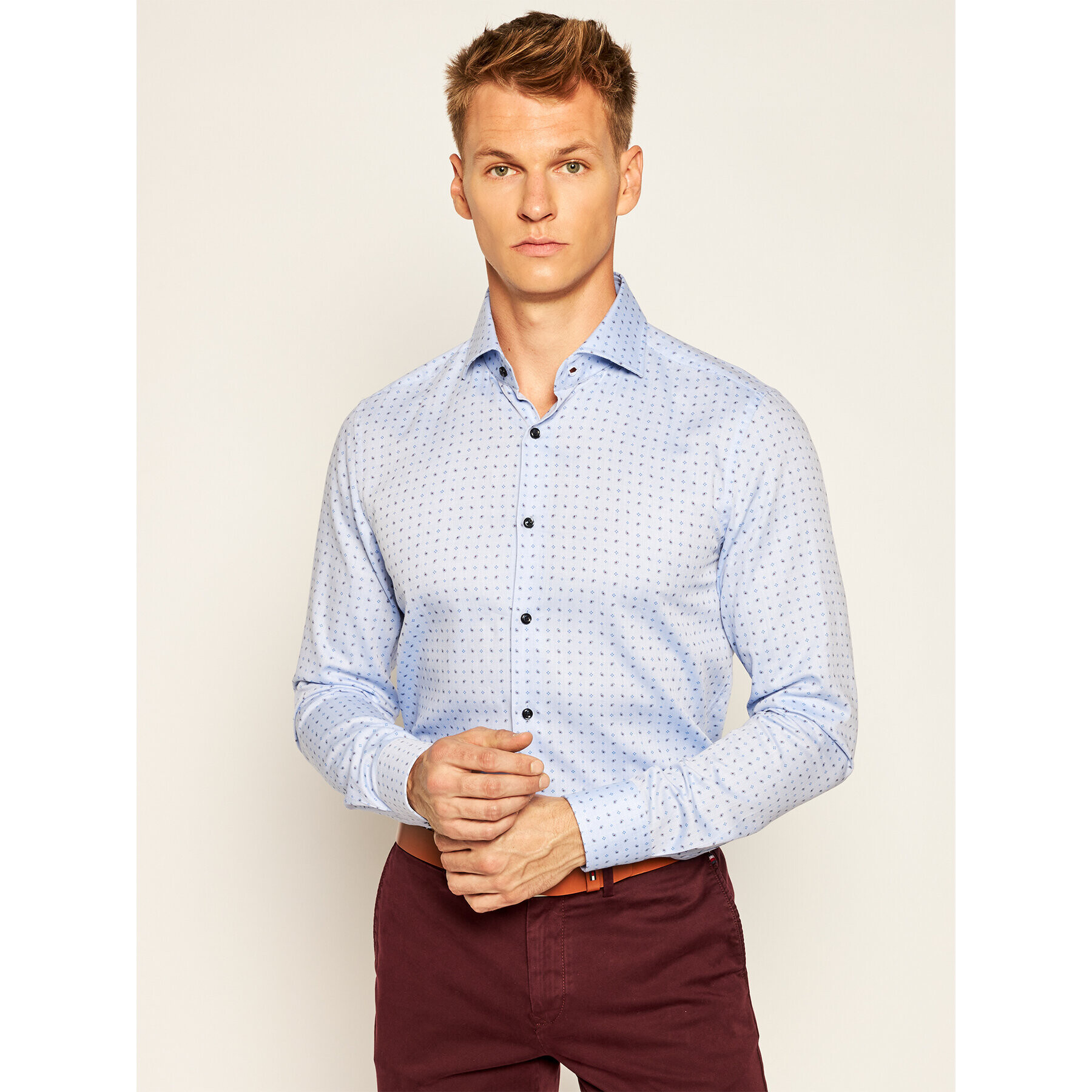 JOOP! Cămașă 17 Jsh-04Panko 30022849 Albastru Slim Fit - Pled.ro