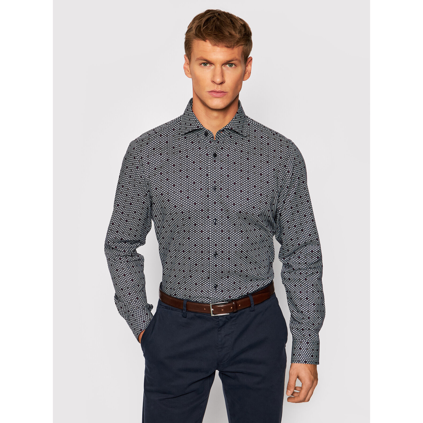 JOOP! Cămașă 17 Jsh-04Panko 30028612 Bleumarin Slim Fit - Pled.ro