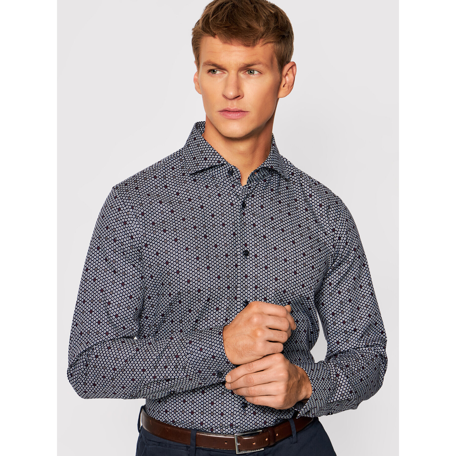 JOOP! Cămașă 17 Jsh-04Panko 30028612 Bleumarin Slim Fit - Pled.ro