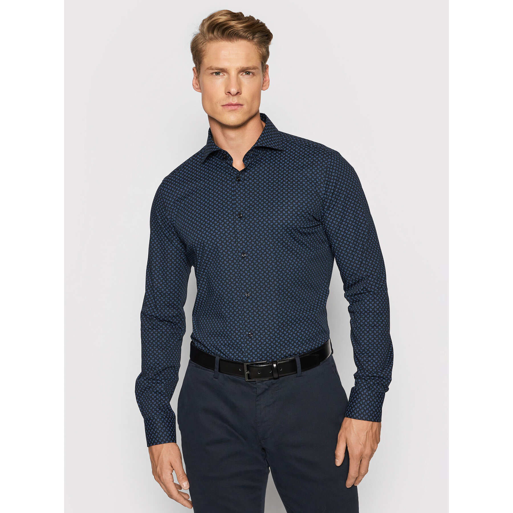 JOOP! Cămașă 17 Jsh-04Panko 30028617 Bleumarin Slim Fit - Pled.ro