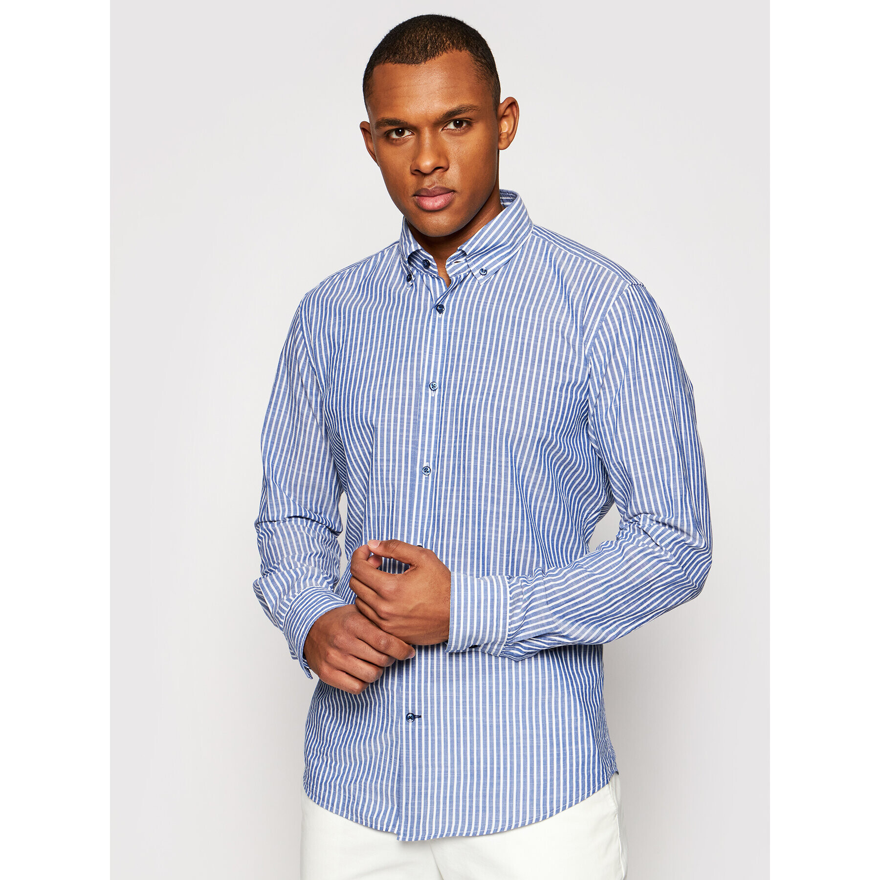 JOOP! Cămașă 17 Jsh-109Pero-W 30026285 Albastru Slim Fit - Pled.ro