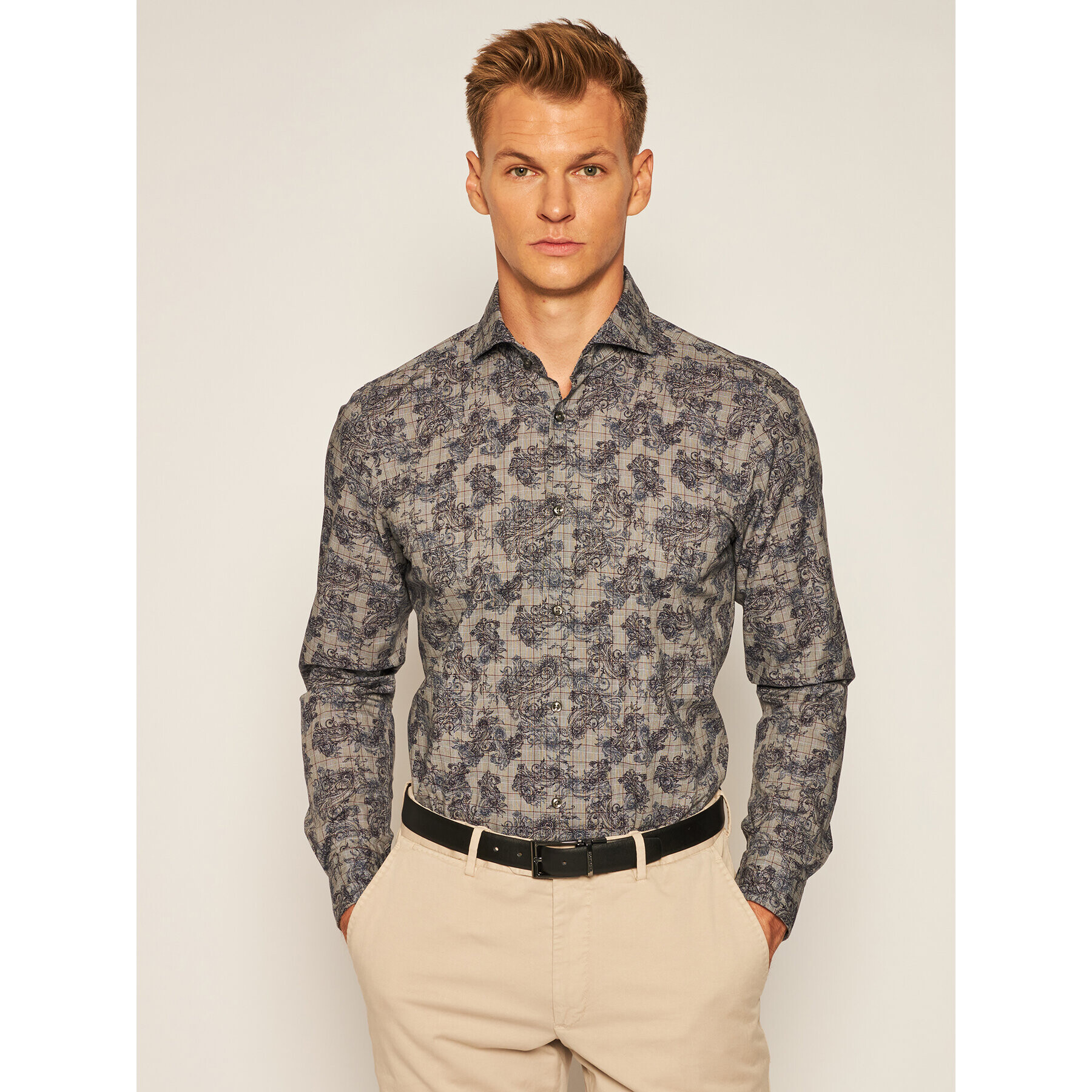 JOOP! Cămașă 17 Jsh-110Pejos-W 30022892 Albastru Slim Fit - Pled.ro