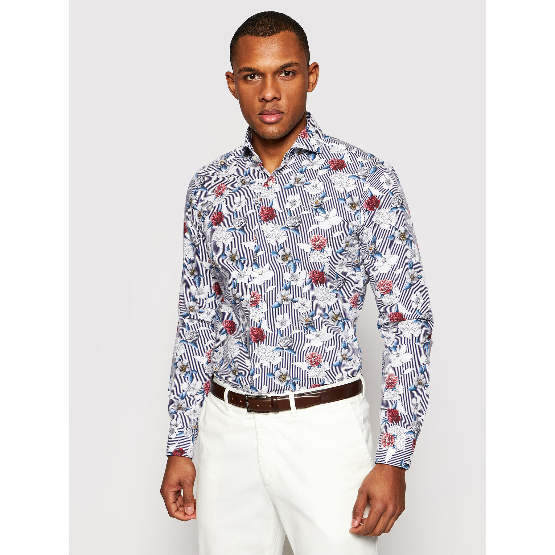 JOOP! Cămașă 17 Jsh-110Pejos-W 30024920 Bleumarin Slim Fit - Pled.ro