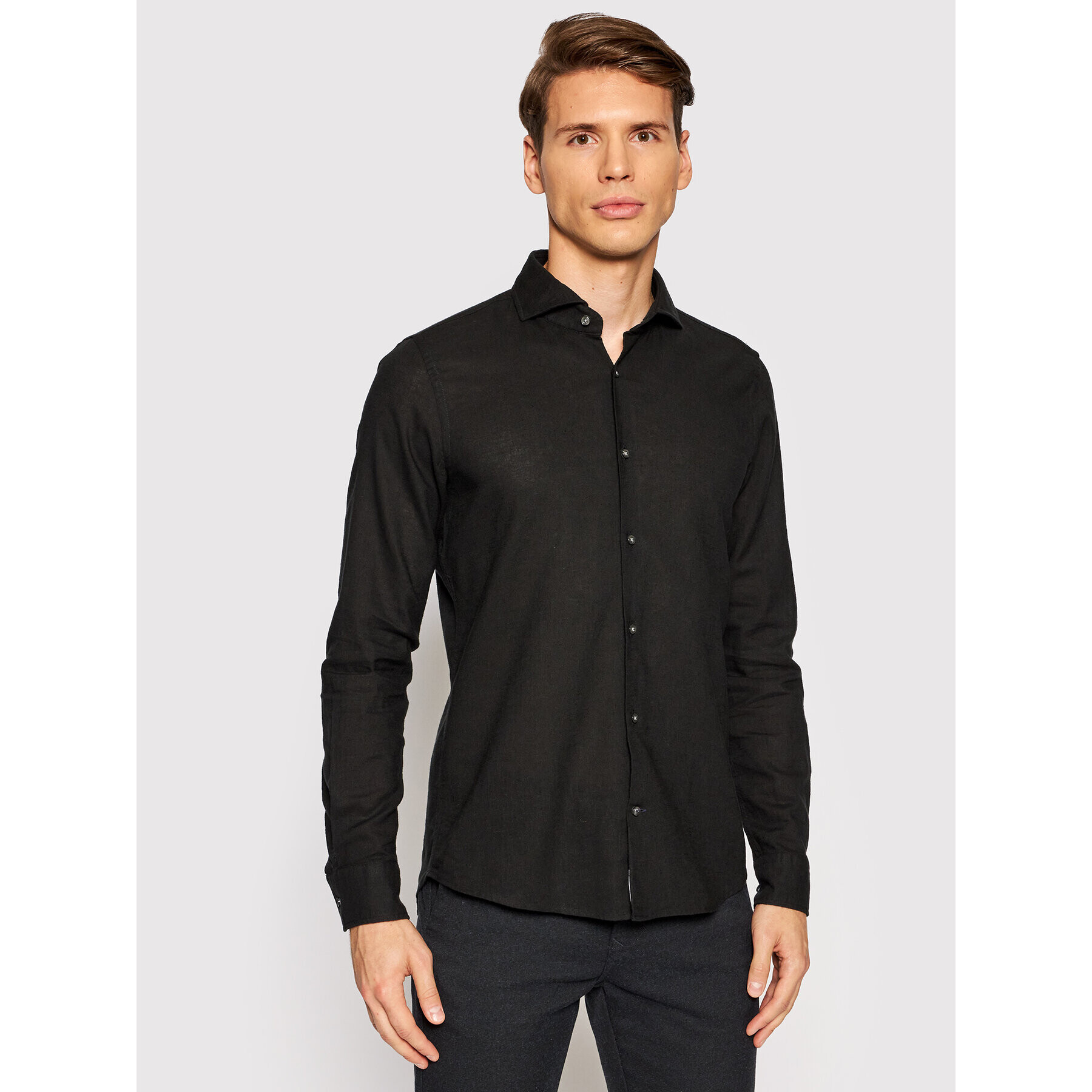 JOOP! Cămașă 17 Jsh-110Pejos-W 30026280 Negru Slim Fit - Pled.ro