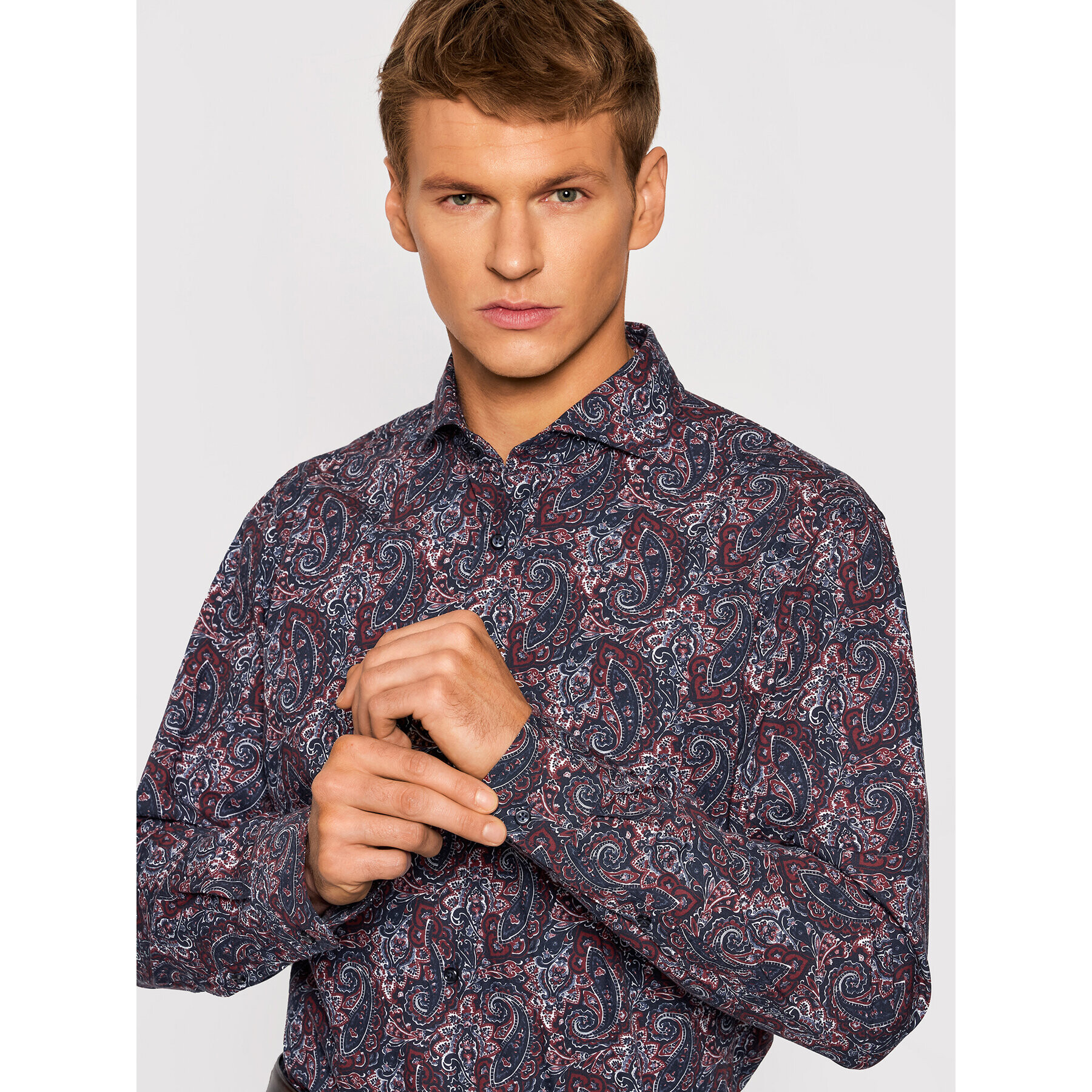 JOOP! Cămașă 17 Jsh-110Pejos-W 30028628 Bleumarin Slim Fit - Pled.ro