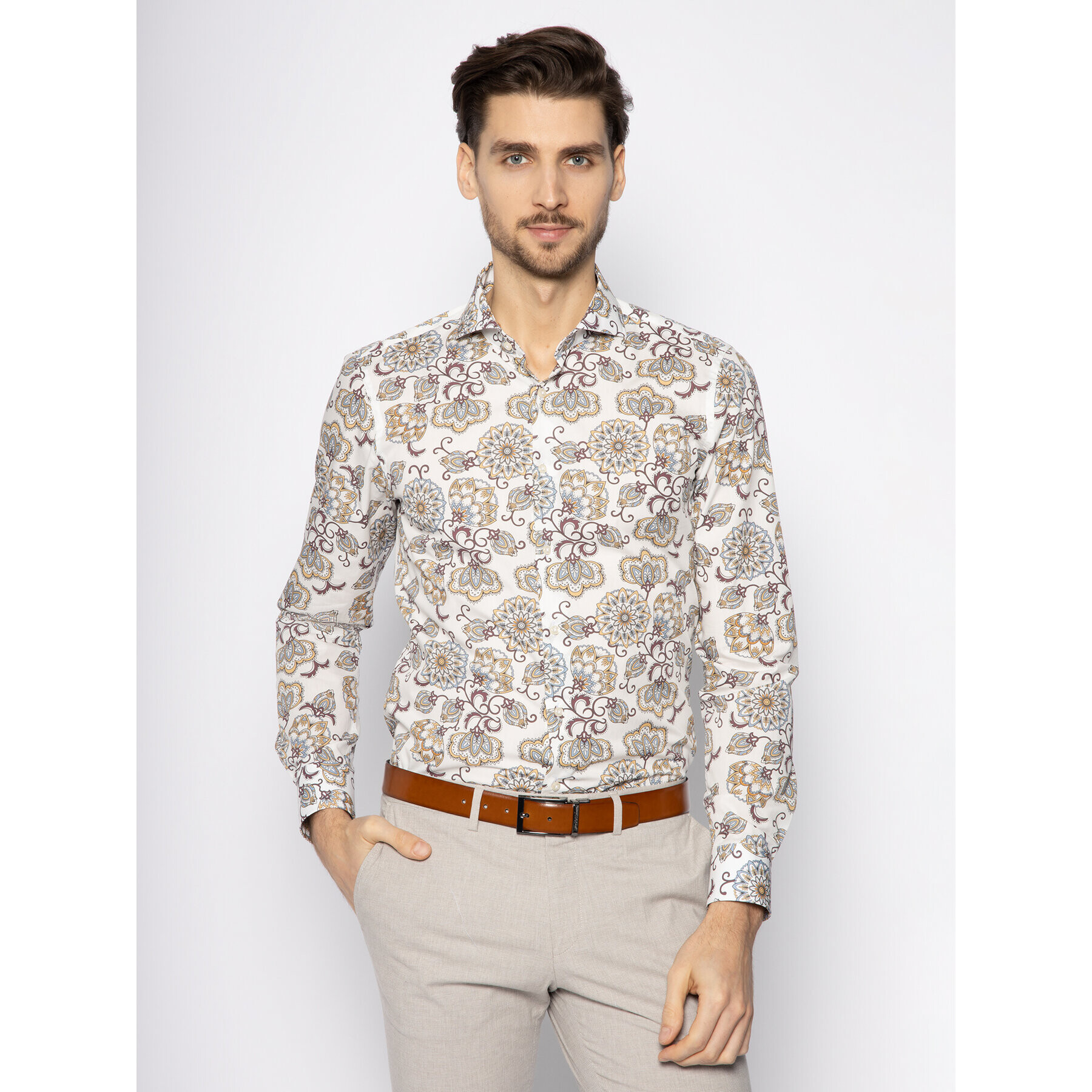 JOOP! Cămașă 17 JSH-52Pajos 30019750 Colorat Slim Fit - Pled.ro