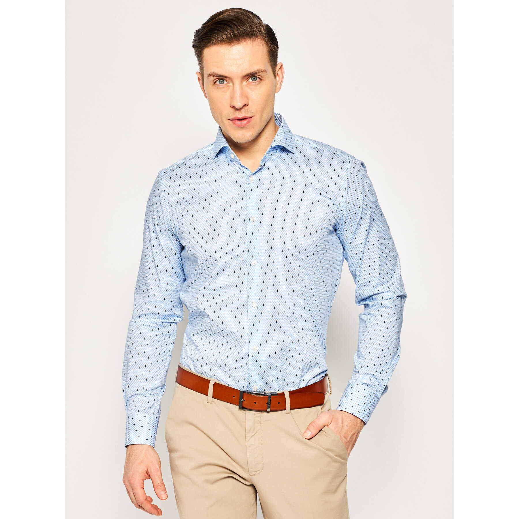 JOOP! Cămașă 17 JSH-52Pajos 30019763 Albastru Slim Fit - Pled.ro