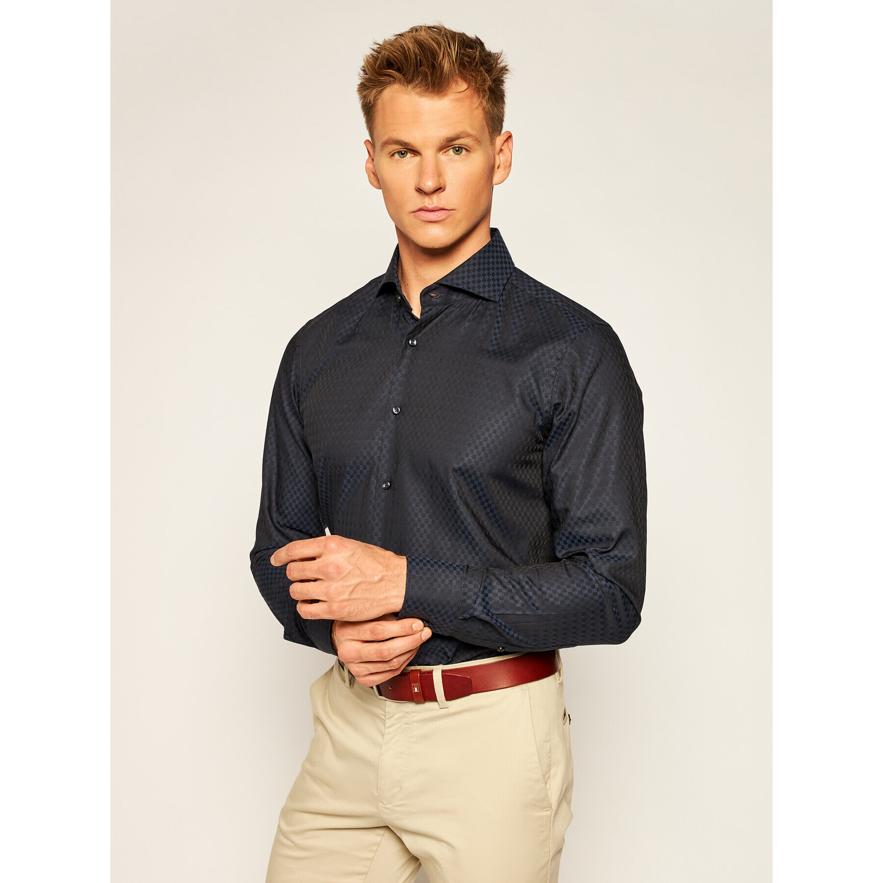 JOOP! Cămașă 17 Jsh-52Pajos 30022858 Bleumarin Slim Fit - Pled.ro