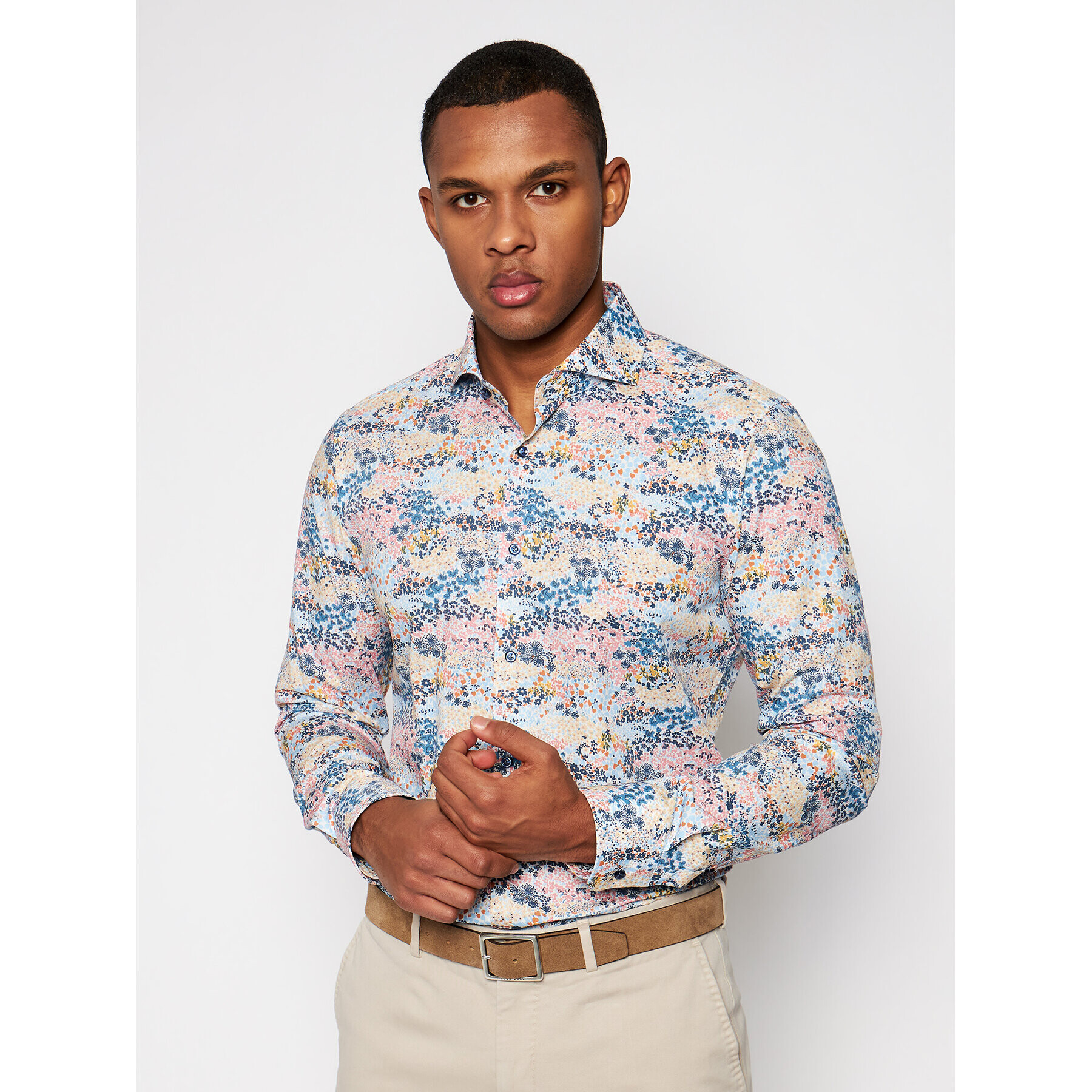 JOOP! Cămașă 17 Jsh-52Pajos 30026253 Colorat Slim Fit - Pled.ro