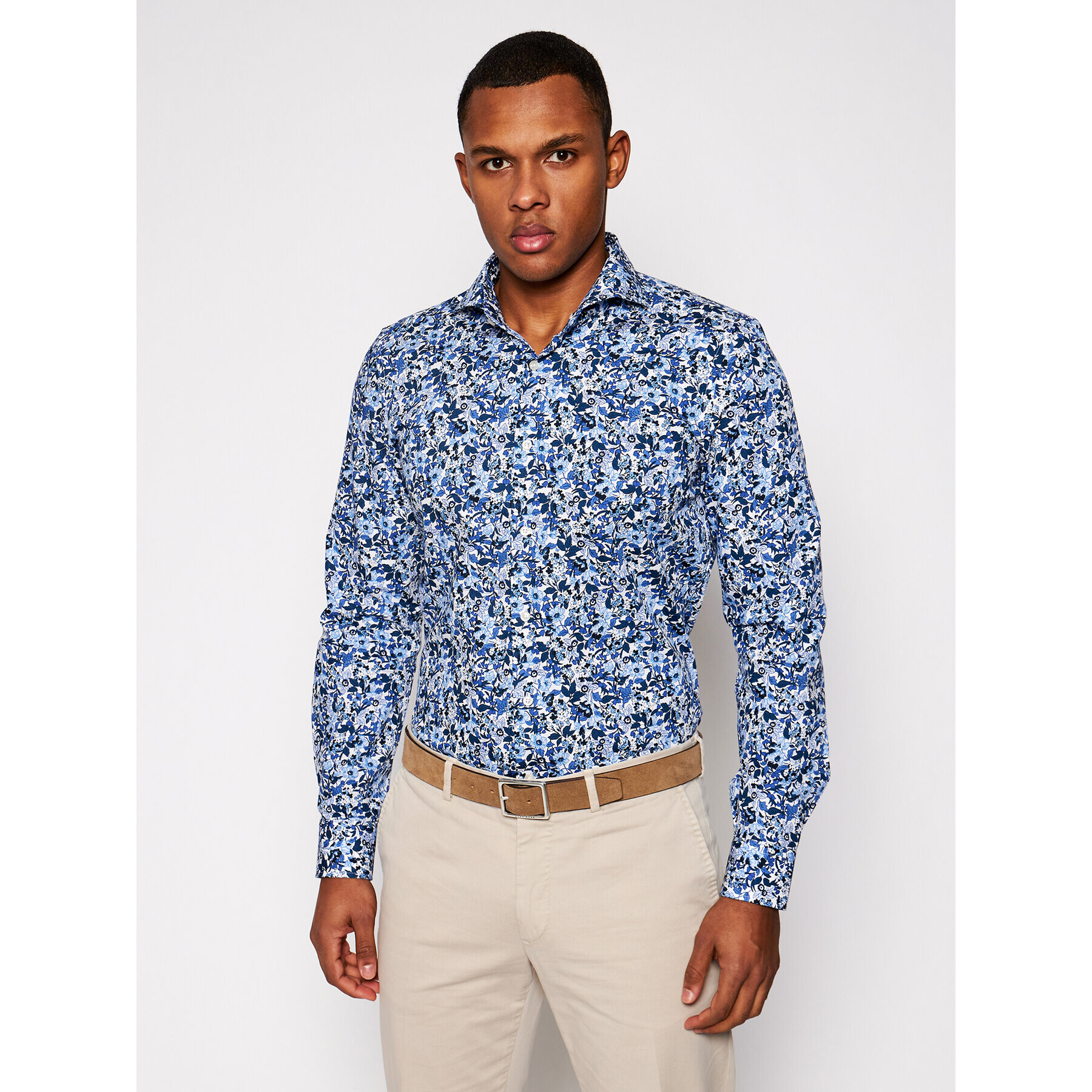 JOOP! Cămașă 17 JSH-52Pajos 30026274 Albastru Slim Fit - Pled.ro